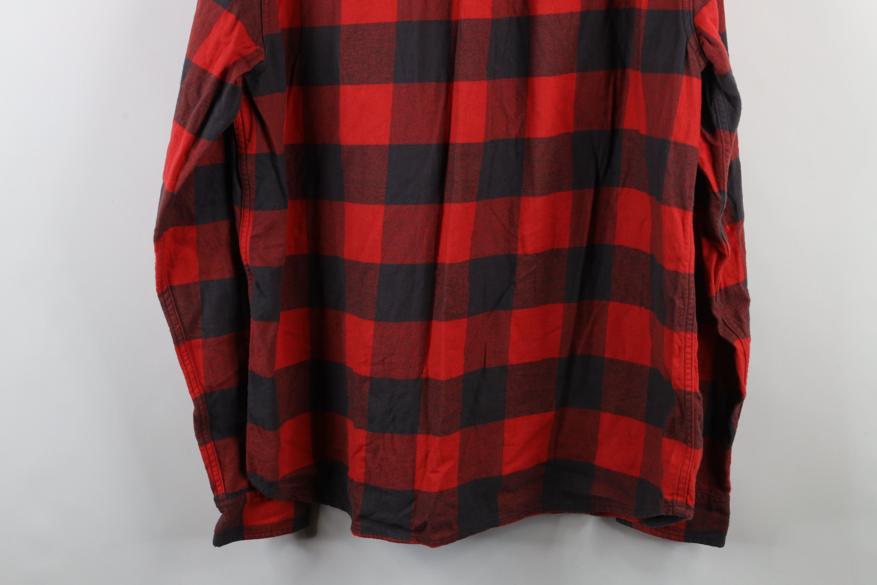 Vintage Vintage Y2K Streetwear Oversized Flannel Button Shirt Plaid Size US XXL / EU 58 / 5 - 9 Thumbnail