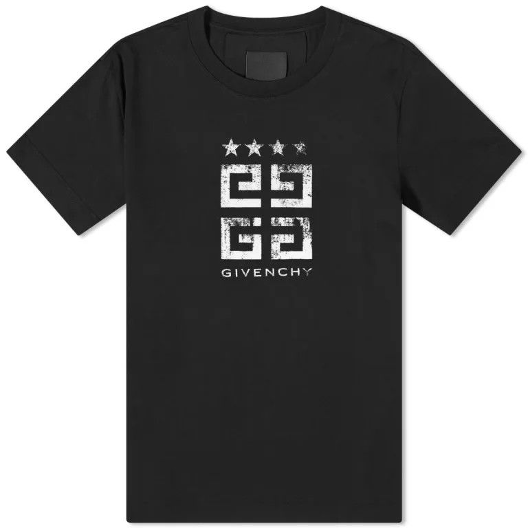 Givenchy o1srvl11e0625 4G Slim Fit T-Shirt in Black Size US XXL / EU 58 / 5 - 1 Thumbnail
