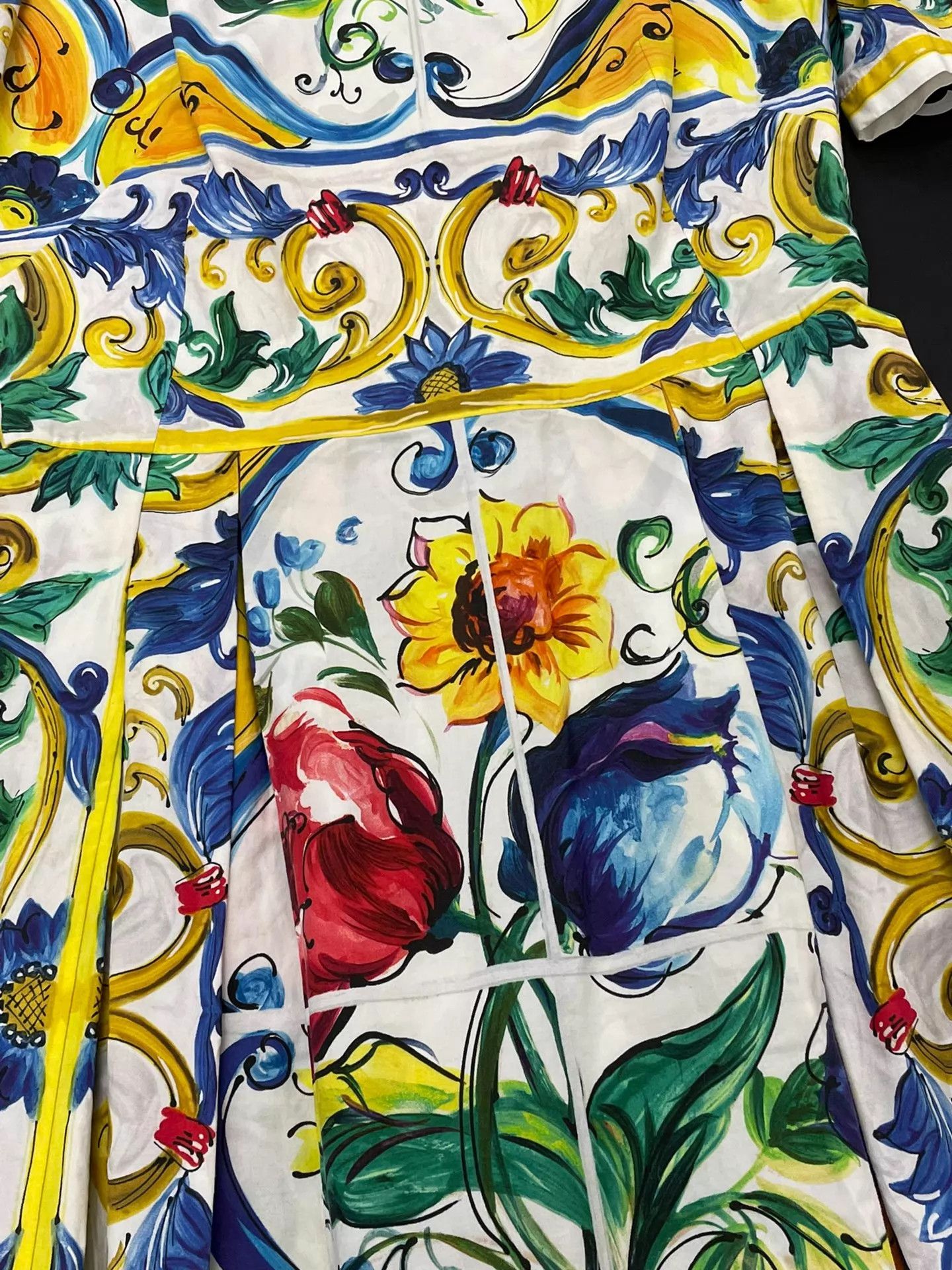 Dolce & Gabbana Dolce&Gabbana Women's Floral Print Dress 38 Size XS / US 0-2 / IT 36-38 - 2 Thumbnail