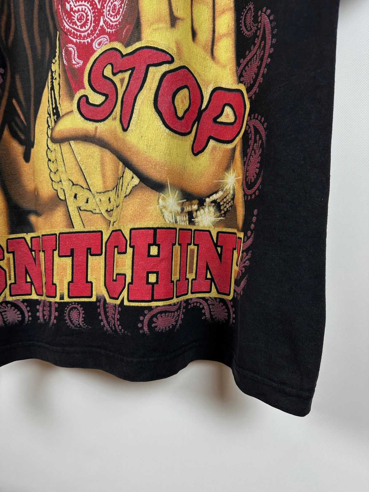 Lil Wayne Vintage Lil Wayne Stop Snitching Rap T-Shirt Size US XL / EU 56 / 4 - 7 Thumbnail