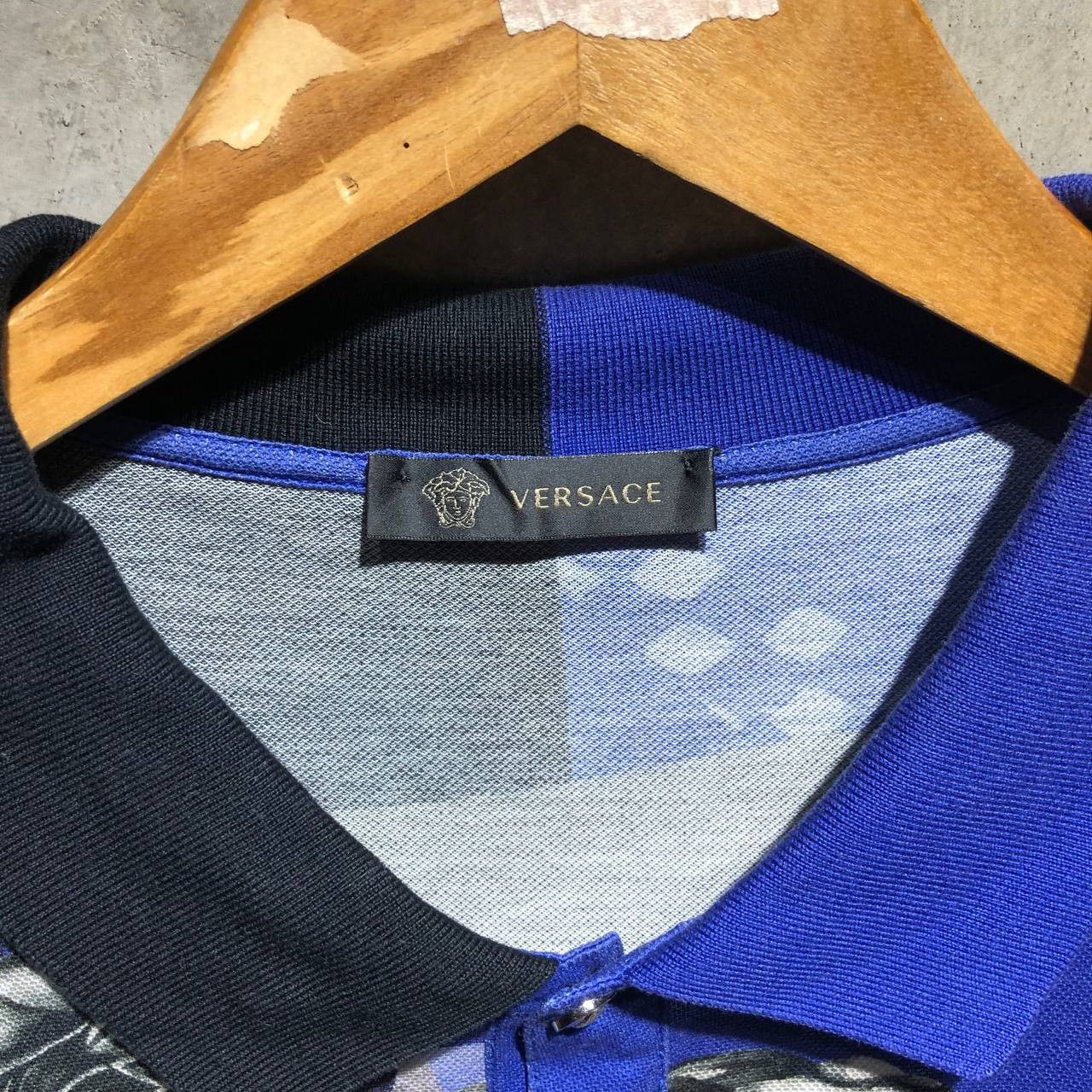 Versace Versace jacquard polo shirt Size US L / EU 52-54 / 3 - 10 Thumbnail