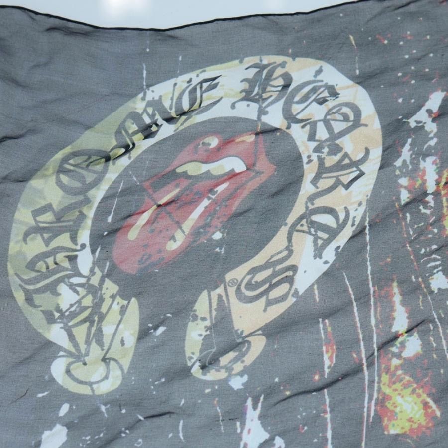 Chrome Hearts Chrome Hearts Rolling Stones Silk Scarf Size ONE SIZE - 6 Thumbnail