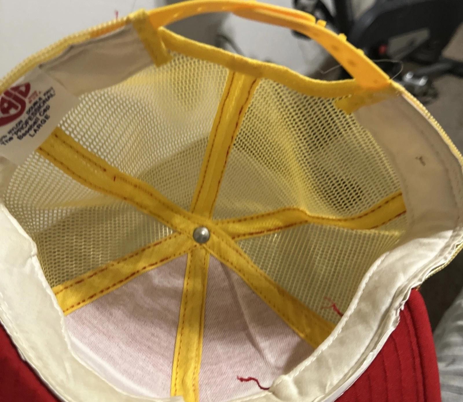 Designer 1970s San Francisco 49ers Red-Superstripe Gold Mesh Snapback Size ONE SIZE - 6 Thumbnail