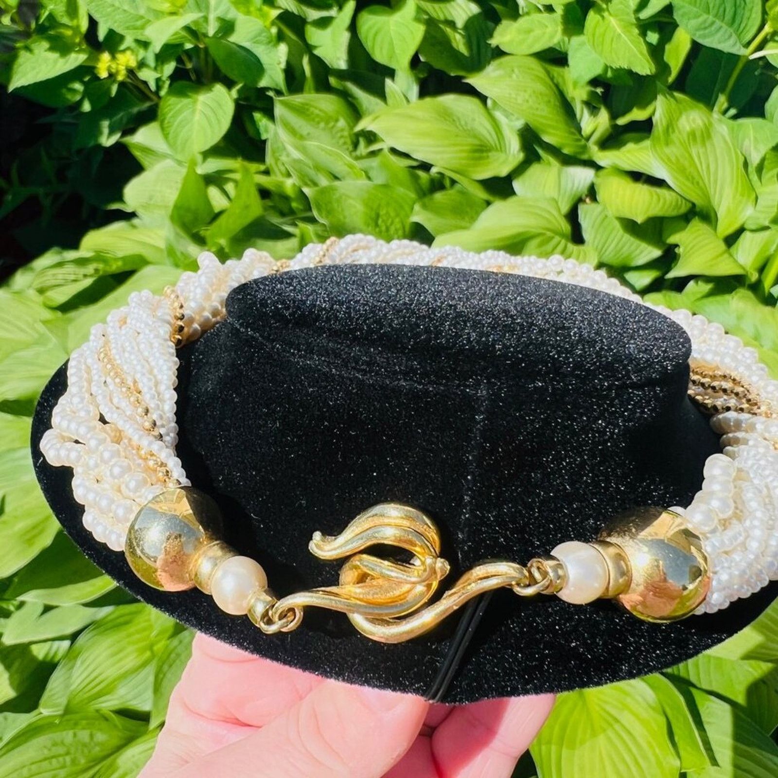 & Other Stories Multi-strand Twisted Rope Pearl Necklace Size ONE SIZE - 2 Thumbnail