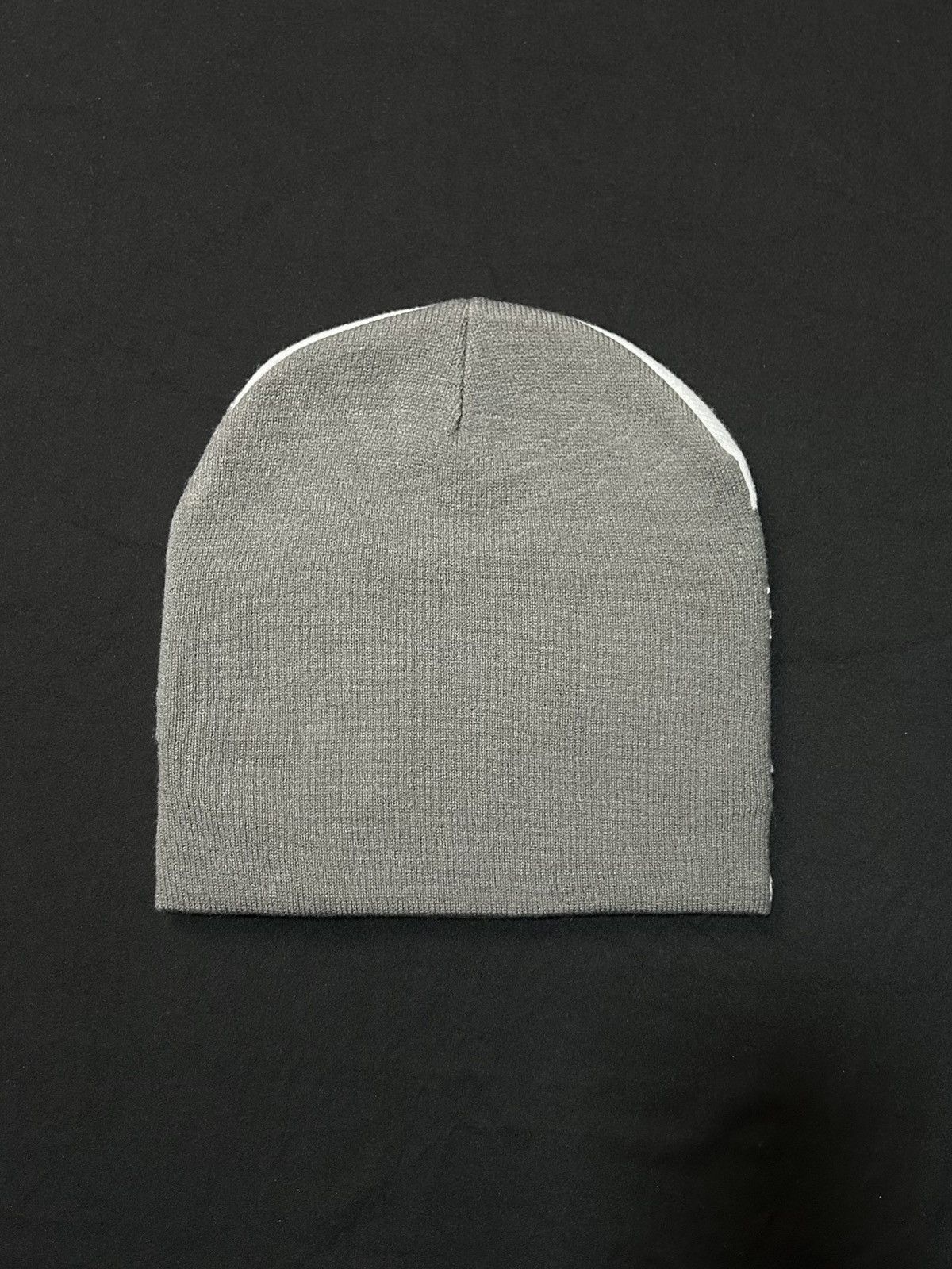 Japanese Brand Rare Planet Heaven Graphic No Cuff Knit Gray Beanie OS Size ONE SIZE - 5 Thumbnail
