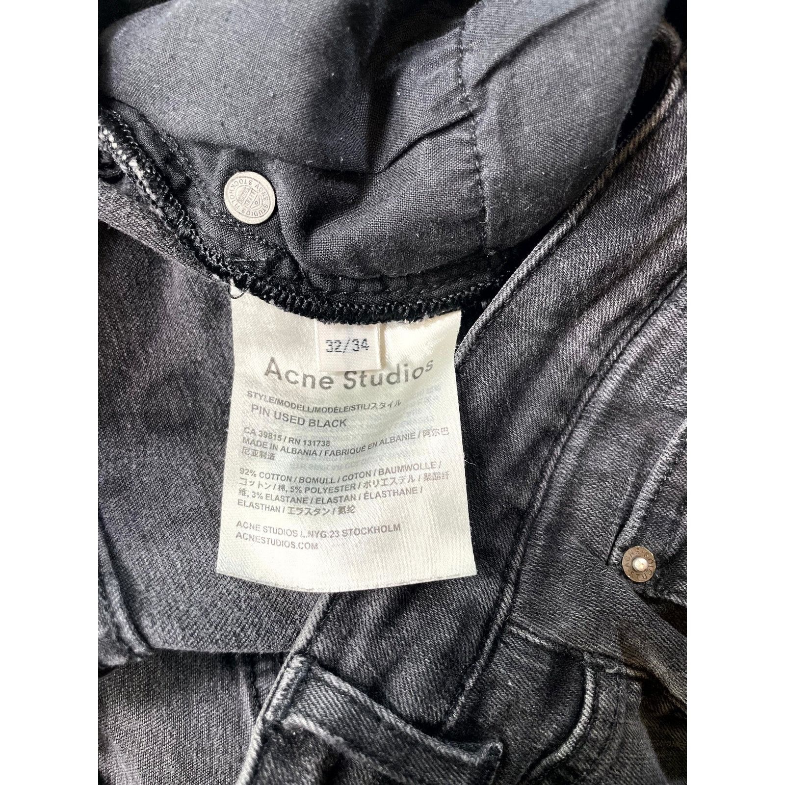 Acne Studios Acne Studios Plain (Women's) Grey Jeans Size US 32 / EU 48 - 5 Thumbnail