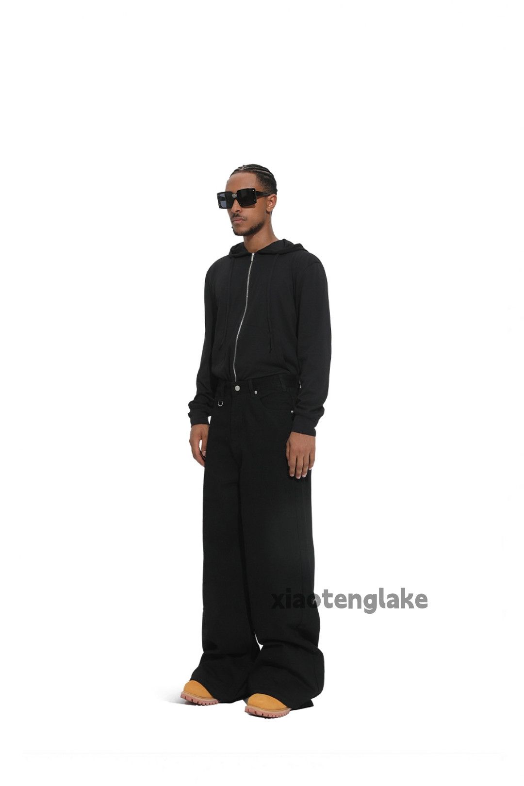 Vintage xz vintage loose baggy flared wide Leg hiphop pants Size US 32 / EU 48 - 4 Thumbnail