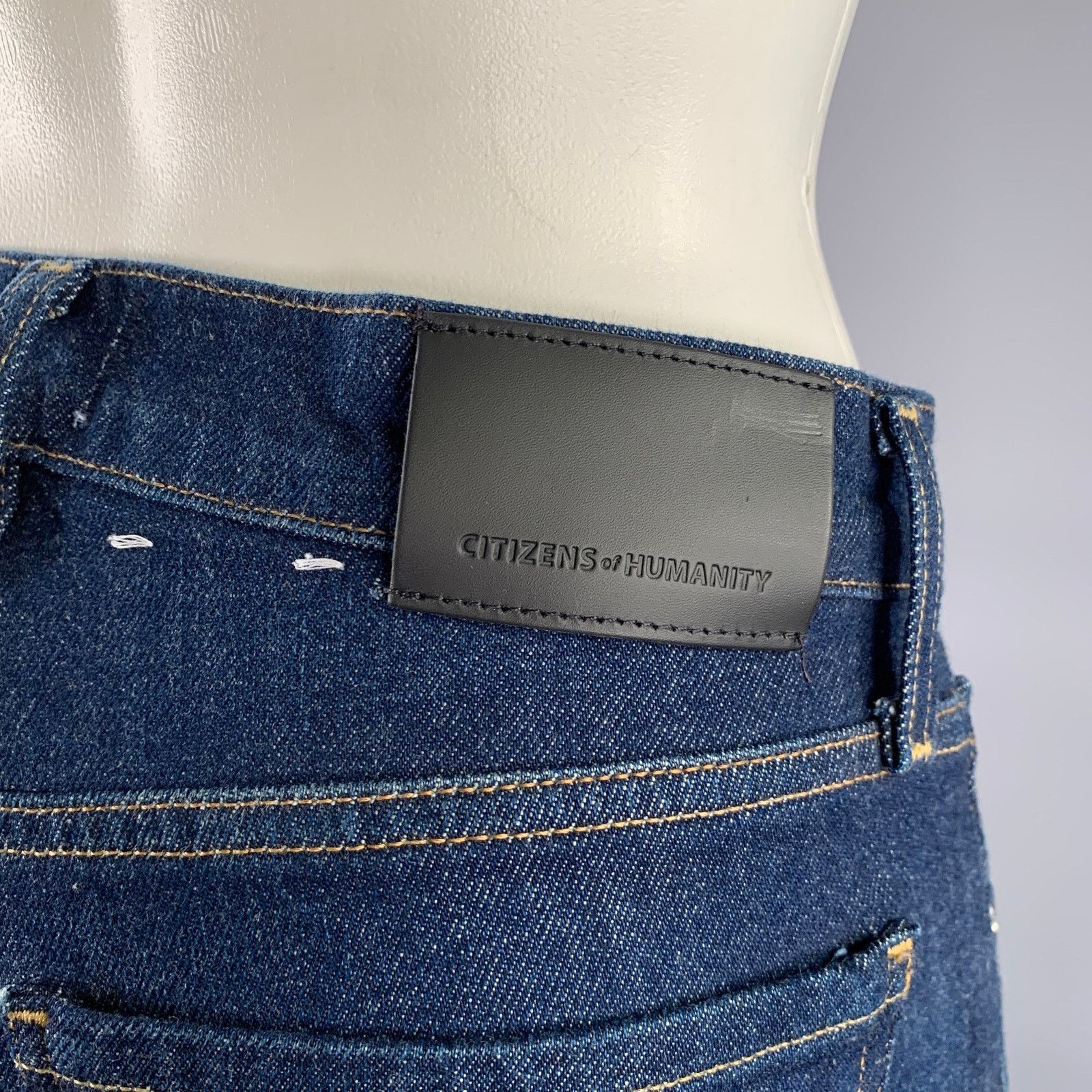 Citizens Of Humanity CITIZENS OF HUMANITY Size 26 Indigo Denim Flared Jeans Size 26" / US 2 / IT 38 - 3 Thumbnail