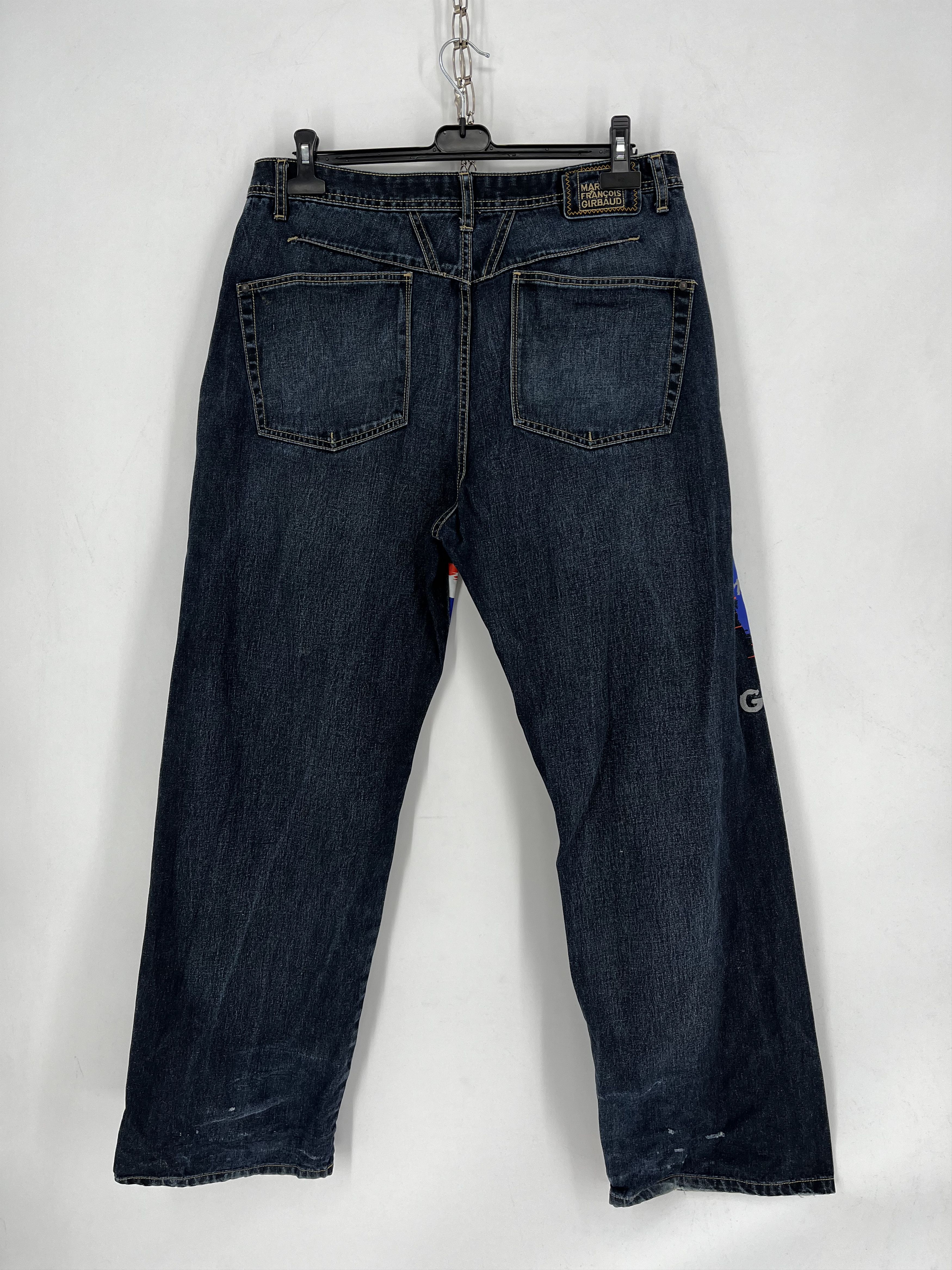 Marithe + Francois Girbaud Le Jean De Marithe Francois Girbaud Denim Blue Jeans - Men’s Size US 36 / EU 52 - 11 Thumbnail