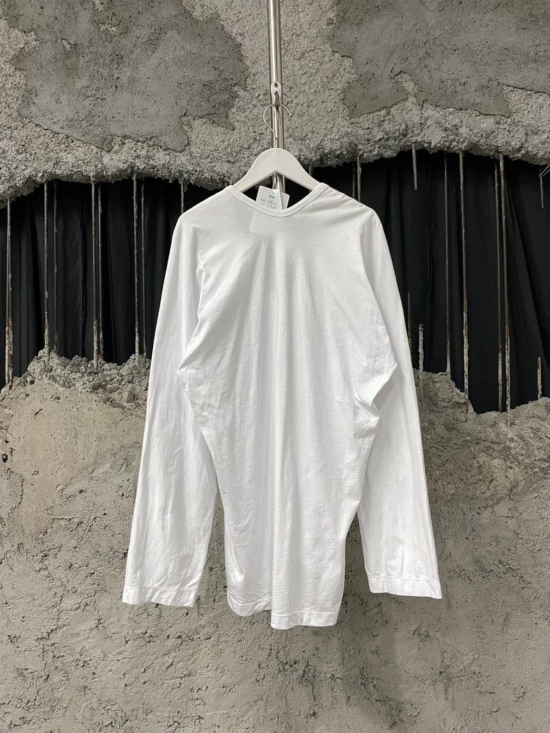 Dries Van Noten DRIES VAN NOTEN White open-collar long-sleeved shirt Size M / US 6-8 / IT 42-44 - 2 Thumbnail