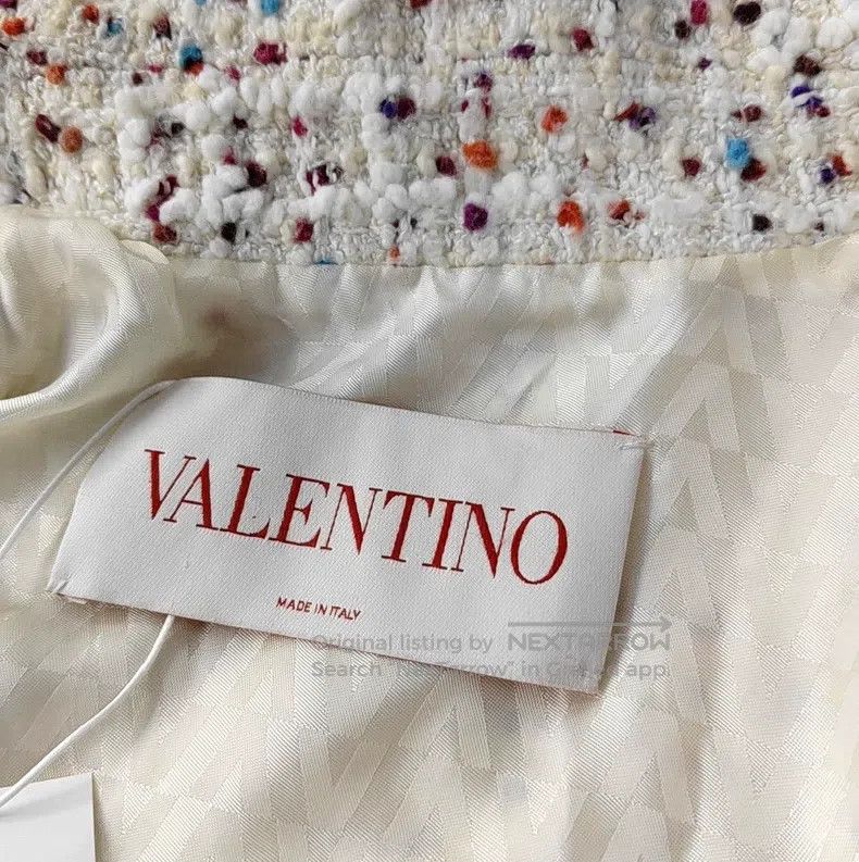 Valentino Valentino White polka dot short coat Size S / US 4 / IT 40 - 5 Thumbnail
