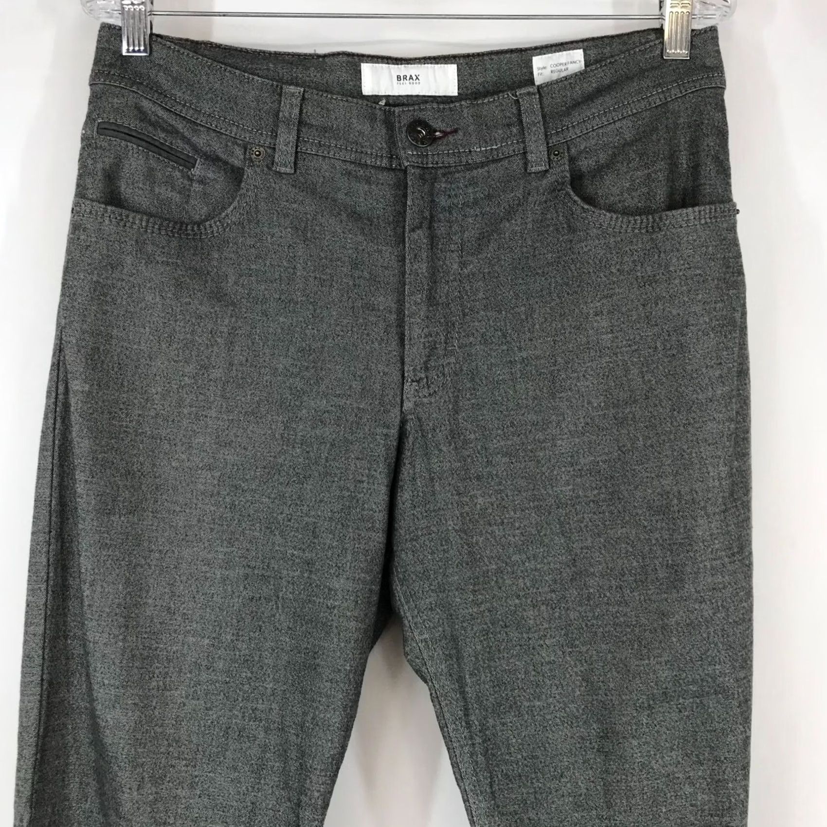 BRAX BRAX FEEL GOOD - MEN'S Jeans - 32 x 32 - Regular - Gray Cooper - Cotton Blend - Straight - Size 32 Mens Size US 32 / EU 48 - 2 Thumbnail