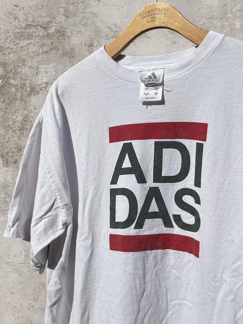 Adidas Y2K Adidas RUN DMC Logo Graphic Tee “Old School” Men’s Large Size US L / EU 52-54 / 3 - 2 Thumbnail