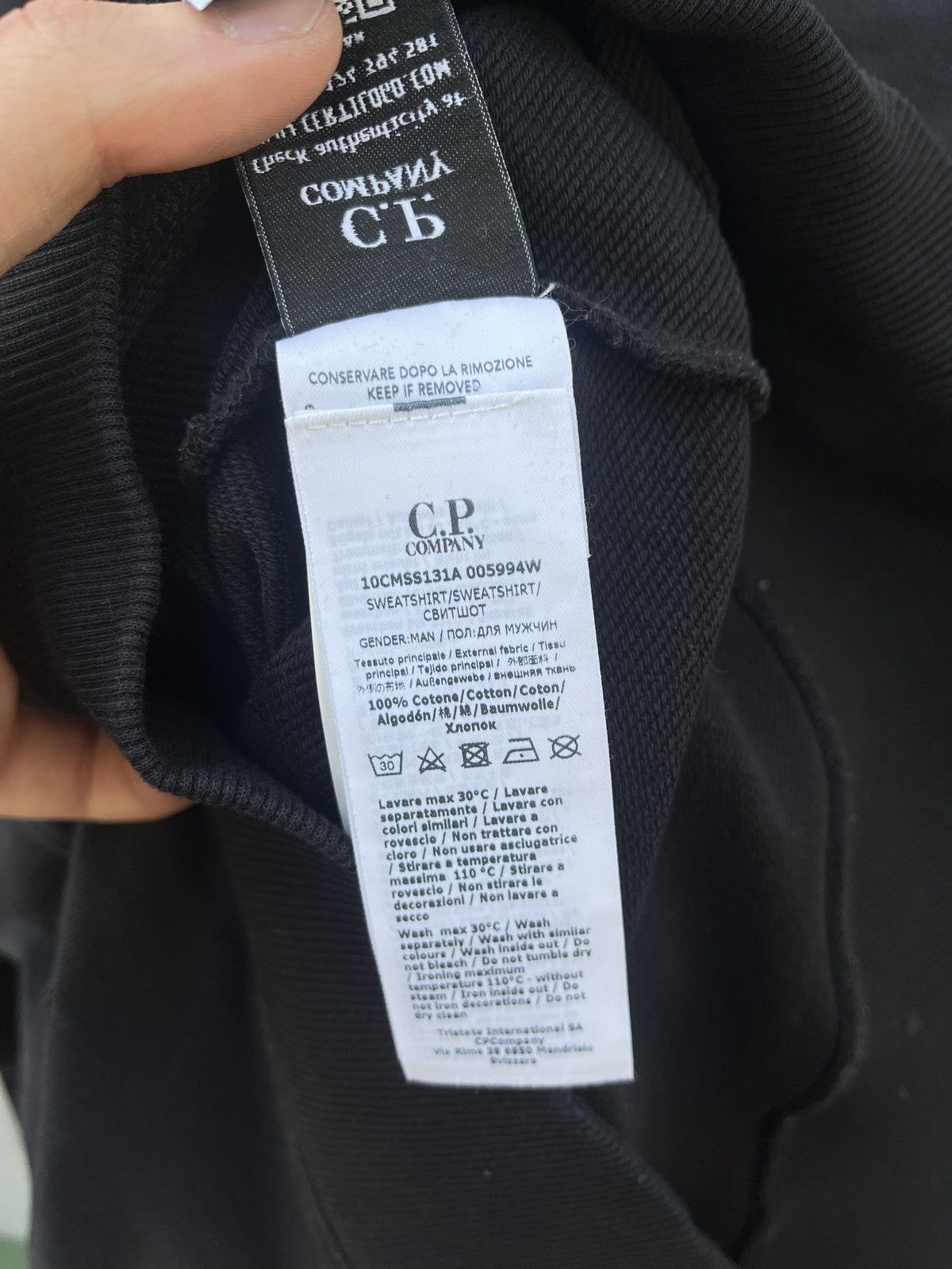 C.P. Company C.P. Company Goggle Hoodie Black S Size US S / EU 44-46 / 1 - 6 Thumbnail
