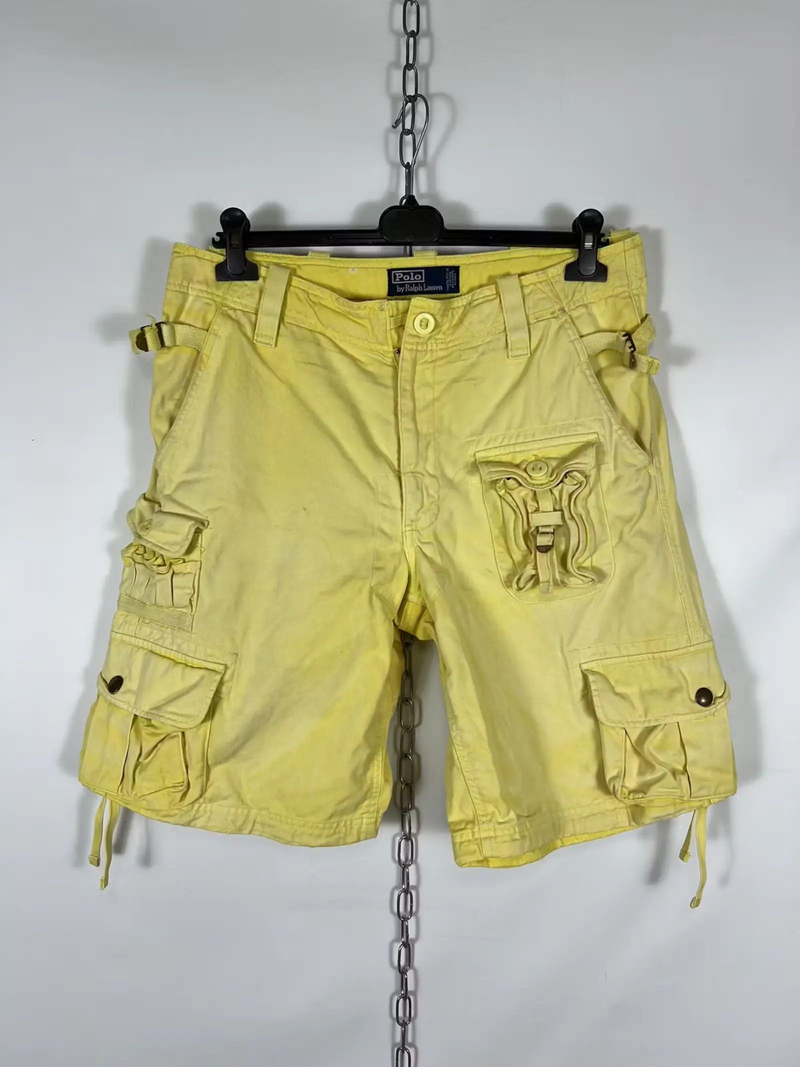 Polo Ralph Lauren × Vintage Vintage Polo Ralph Lauren cargo multi-pocket shorts Size US 32 / EU 48 - 1 Thumbnail