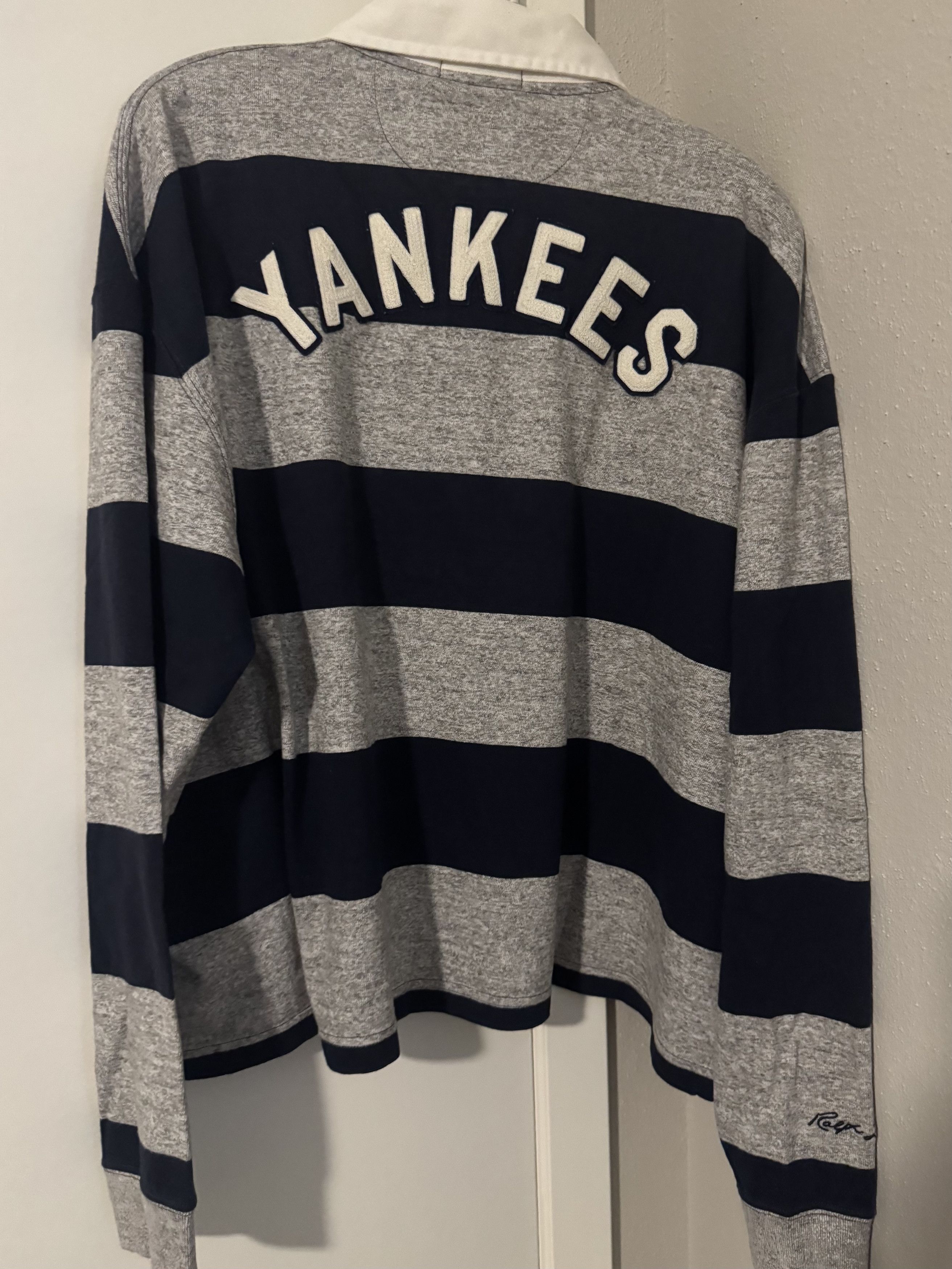 MLB × Polo Ralph Lauren Polo Ralph Lauren Yankees Rugby Shirt Size XL / US 12-14 / IT 48-50 - 5 Thumbnail