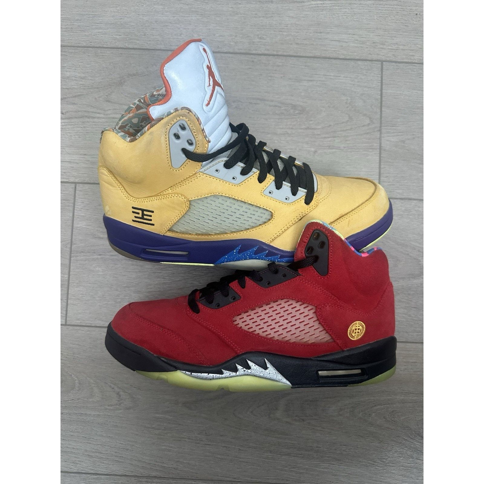 Jordan Brand Air Jordan 5 SE what the Solar Orange men’s sneakers sz 12 Size US 12 / EU 45 - 1 Thumbnail