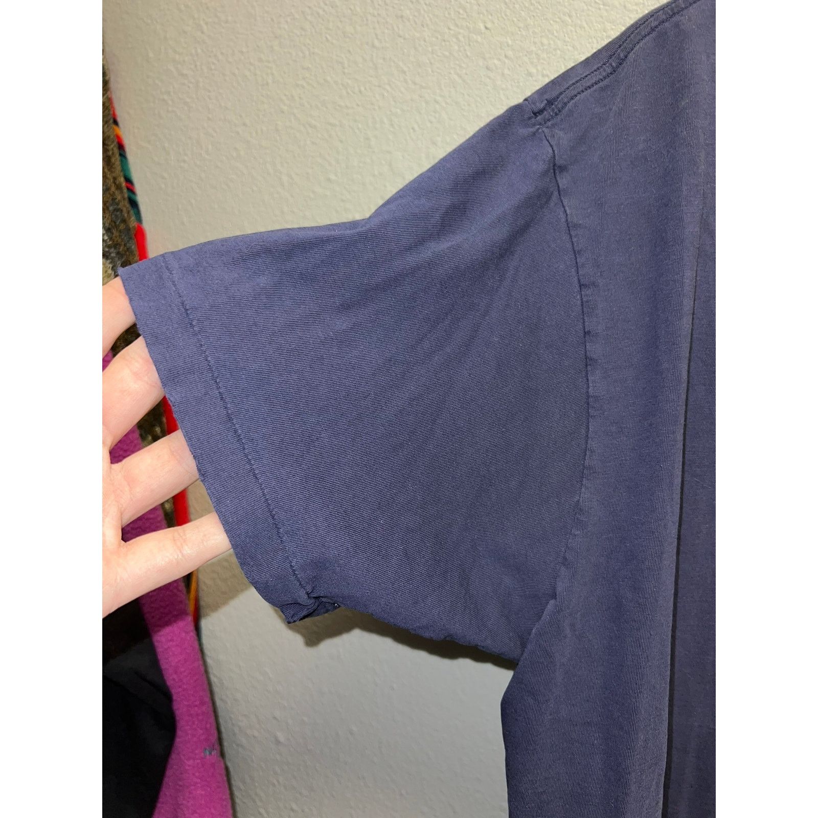 Polo Ralph Lauren Vintage Polo Ralph Lauren Blue Shirt Usa Made Blank Tee VTG Size US L / EU 52-54 / 3 - 4 Thumbnail
