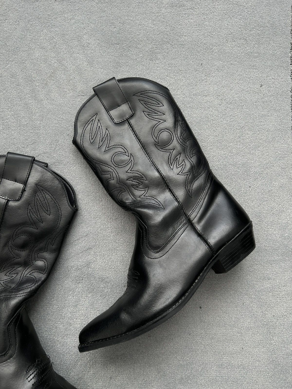 Japanese Brand × Vintage Vintage 90s rare cowboy leather boots Size US 10 / EU 43 - 3 Thumbnail