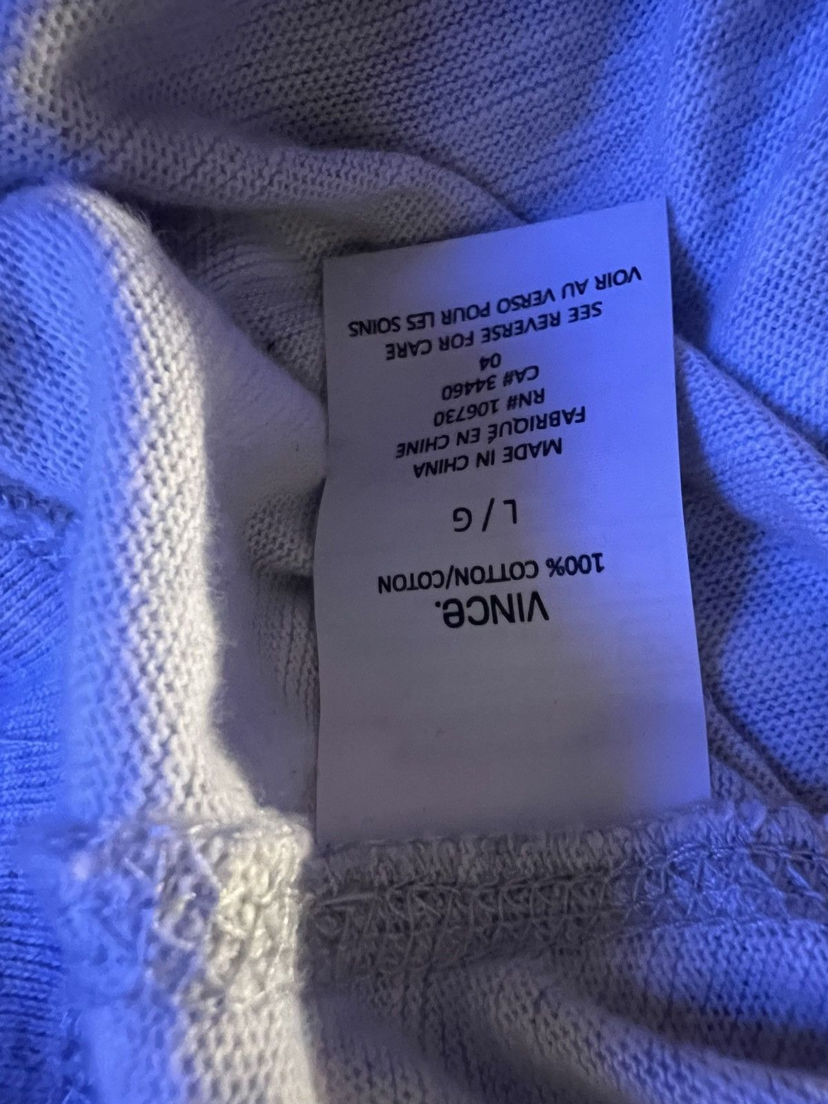 Vince Vince Mens blue pullover hoodie Size US L / EU 52-54 / 3 - 6 Thumbnail