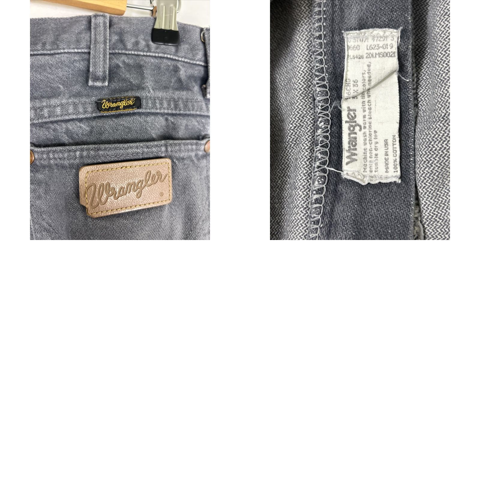 Wrangler VINTAGE Wrangler Jeans Mens 34x34 Gray Cotton USA Straight Size US 34 / EU 50 - 9 Thumbnail