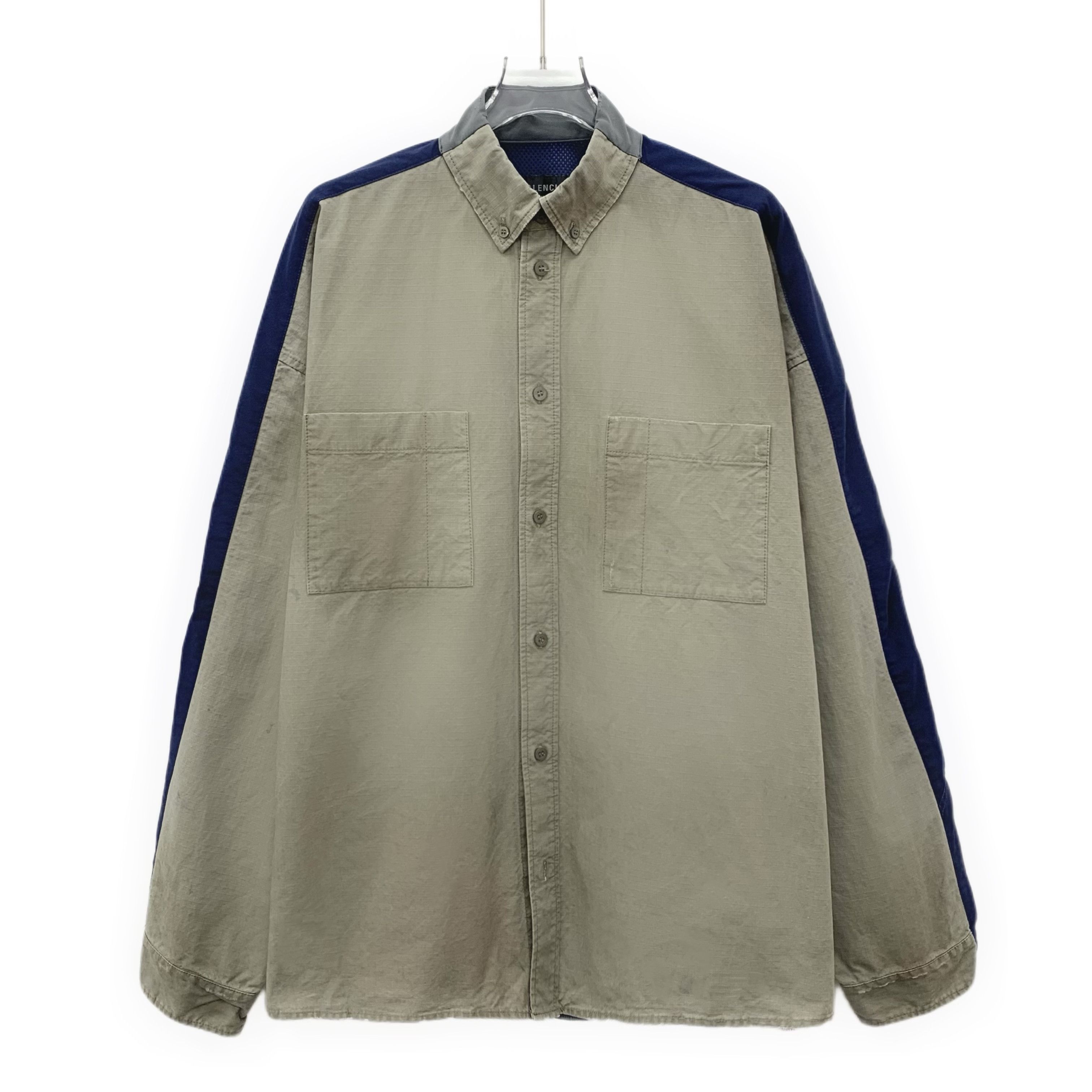 Balenciaga Balenciaga Distressed Jacket Colorblock (1) Size US S / EU 44-46 / 1 - 1 Thumbnail