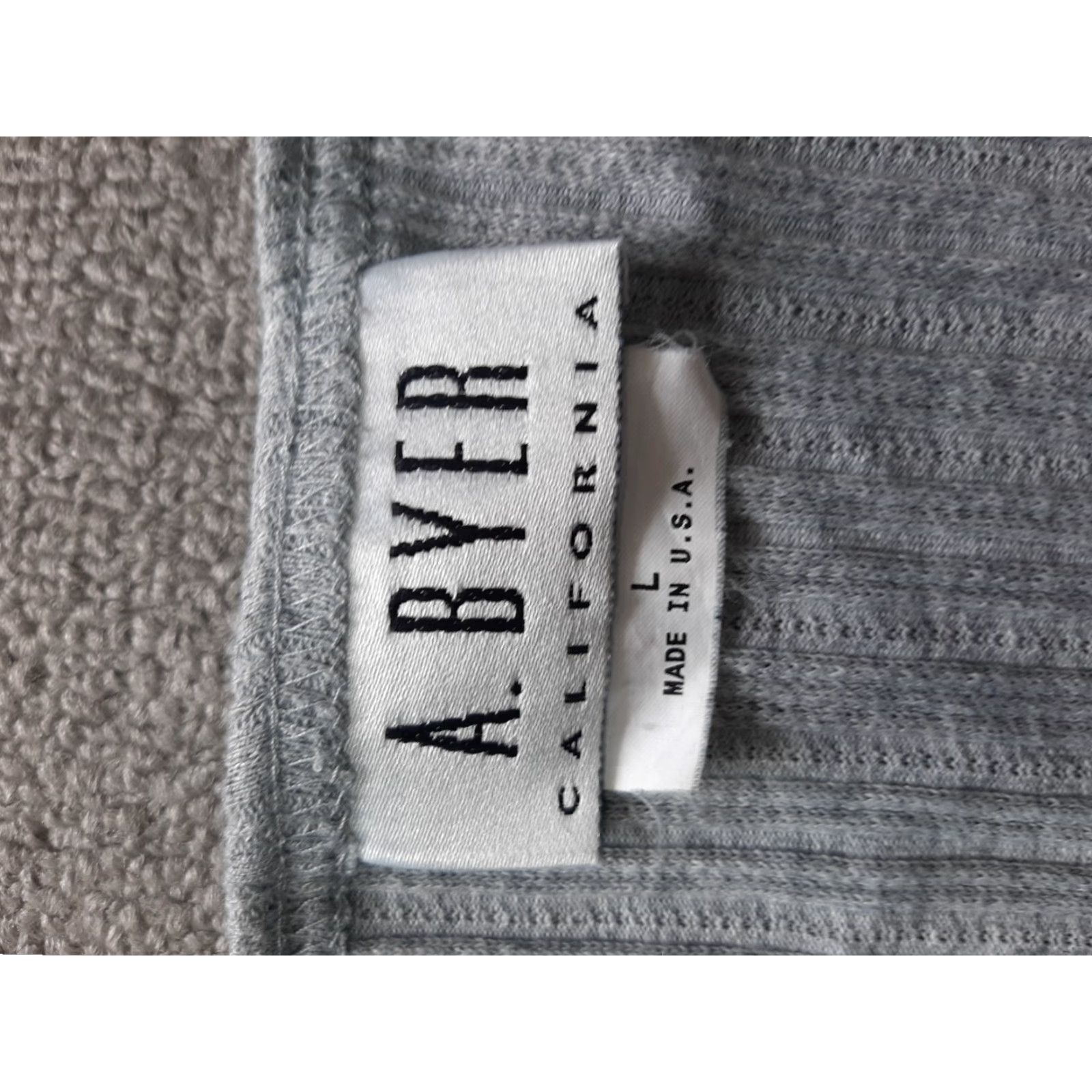 Vintage A. Byer Top Shirt Womens Juniors Large L Gray Tank Top Size L / US 10 / IT 46 - 2 Thumbnail