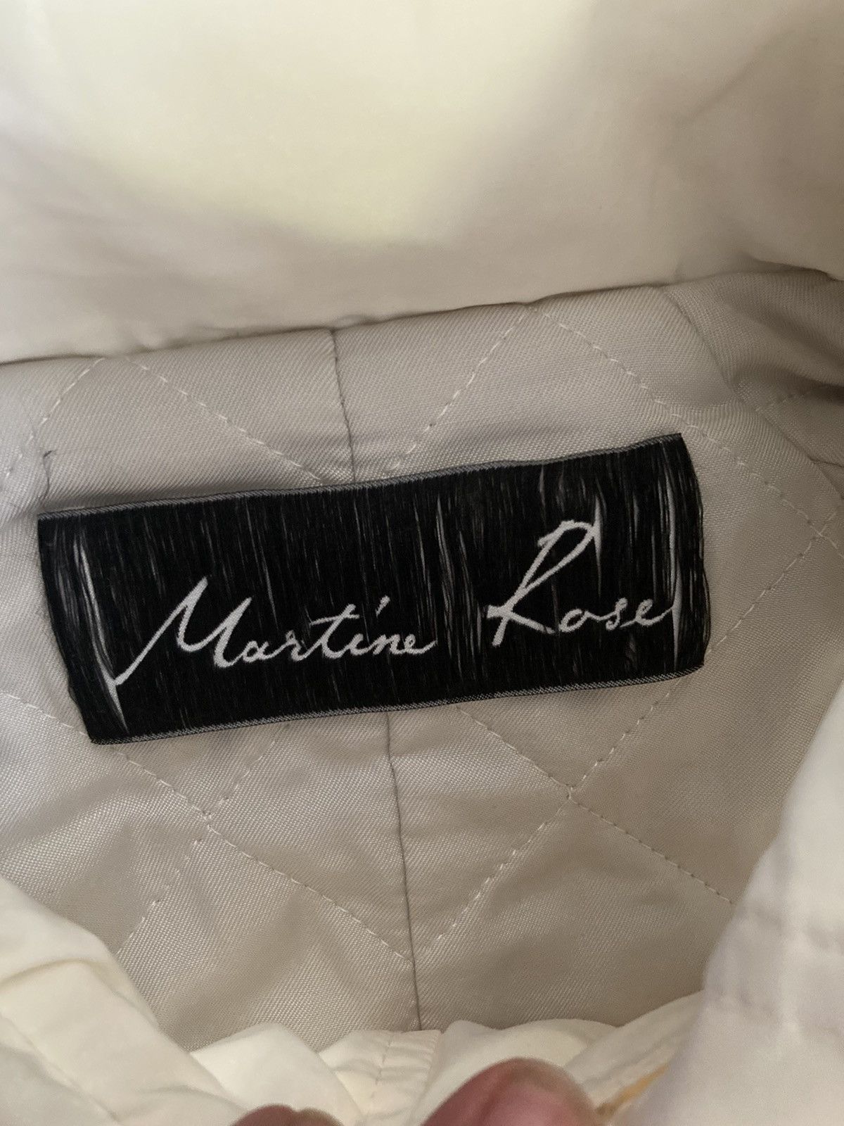 Martine Rose SS19 Martine Rose Cream Zip Up Jacket Rain 2019 MR Be Seen Size US S / EU 44-46 / 1 - 8 Thumbnail