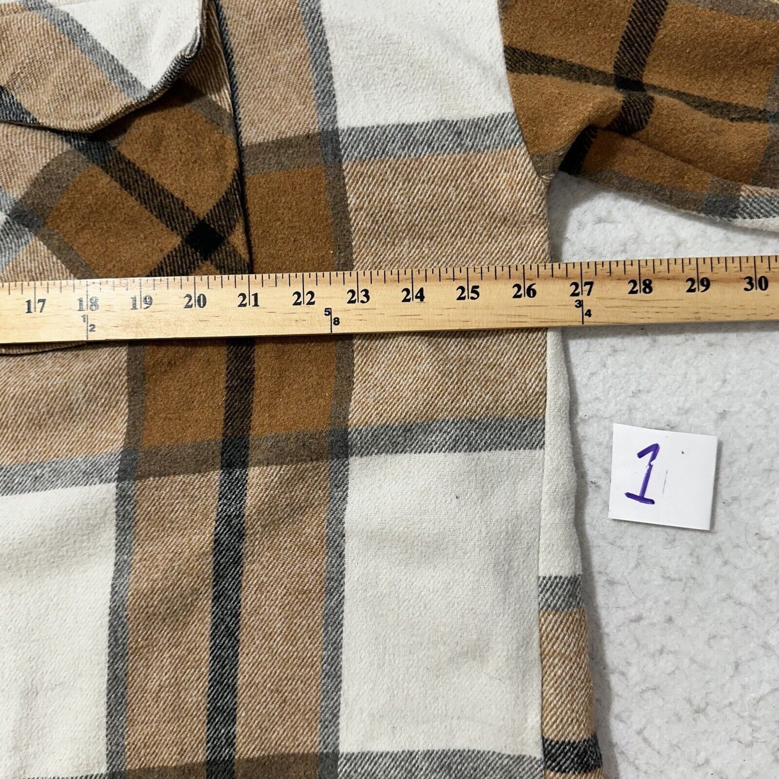 Shein Shein Curve 2XL Button Up Plaid Shirt Shacket Top Pocket Size XXL / US 16-18 / IT 52-54 - 8 Thumbnail