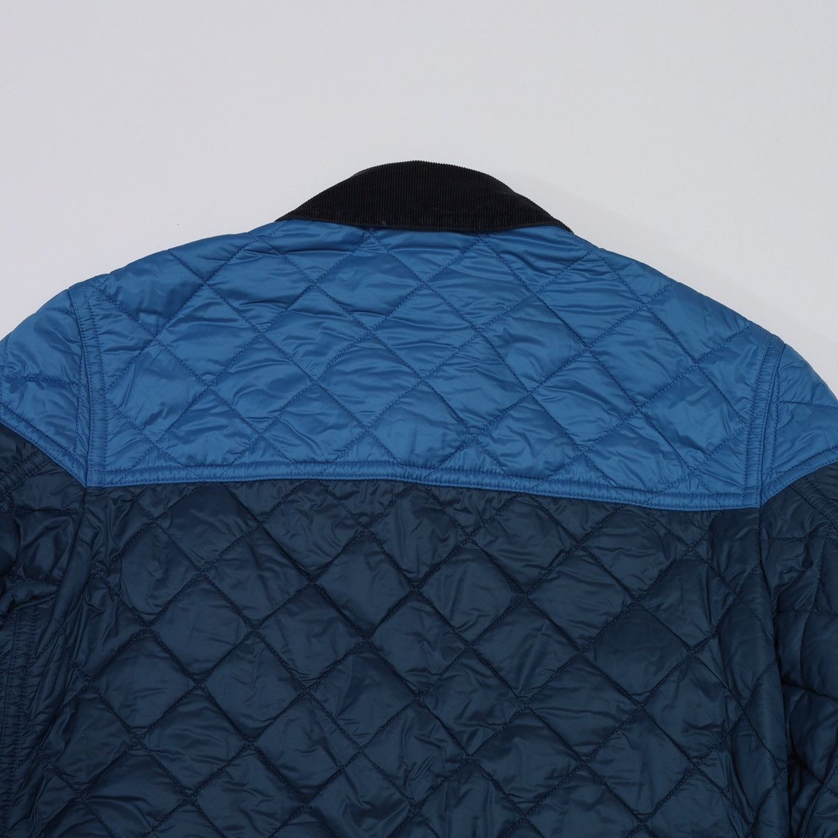 Burberry Burberry Quilted Jacket Two Tones Block Recycled Nylon Blue Size US M / EU 48-50 / 2 - 18 Thumbnail