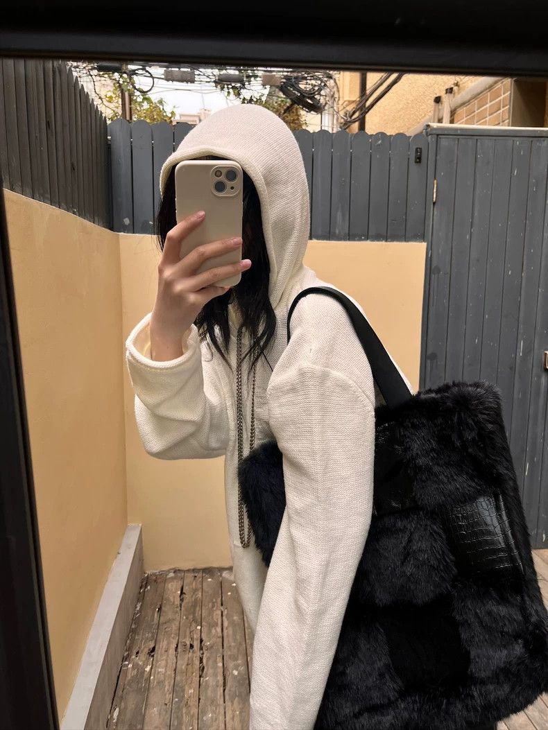 Maison Margiela Maison Margiela Pure cotton embossed knitted hoodie Size M / US 6-8 / IT 42-44 - 3 Thumbnail