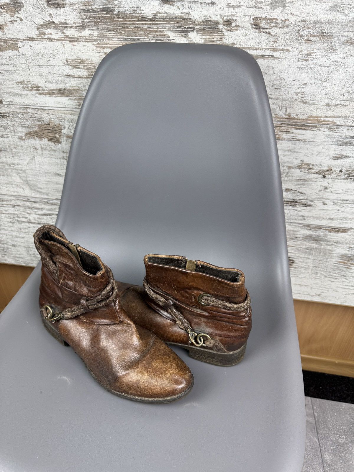 Vintage Vintage a.s.98 style leather boots sneakers size 40 as98 y2k Size US 7 / EU 40 - 3 Thumbnail