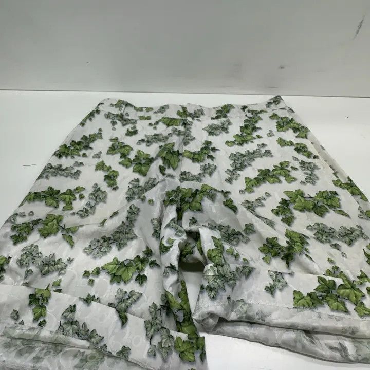 Dior Dior Green Floral Print Loose Shorts 0079-2507 Size US 44 / EU 60 - 7 Thumbnail