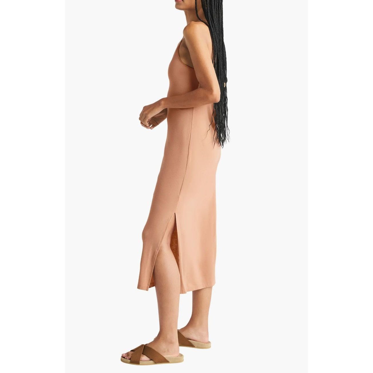 Splendid Splendid Caramel Everywhere Cashmere Blend Layer Knit Slipdr Size S / US 4 / IT 40 - 5 Thumbnail
