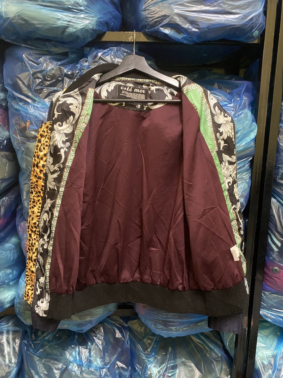 Japanese Brand Vintage Café Mer California Baroque Bomber - Leopard Chain Size US L / EU 52-54 / 3 - 9 Thumbnail