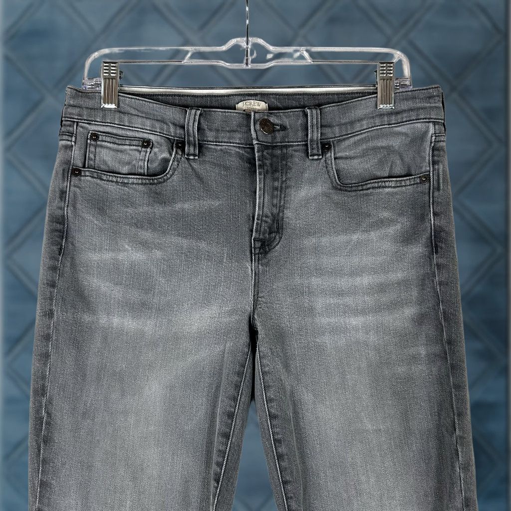 J.Crew J. Crew Jeans Skinny 29 Gray Denim Mid Rise Regular Women's Jeans Skinny 29in Inseam 28in Cotton Blend Stretch 5-Pocket City Preppy Vintage No Size 29" - 1 Thumbnail