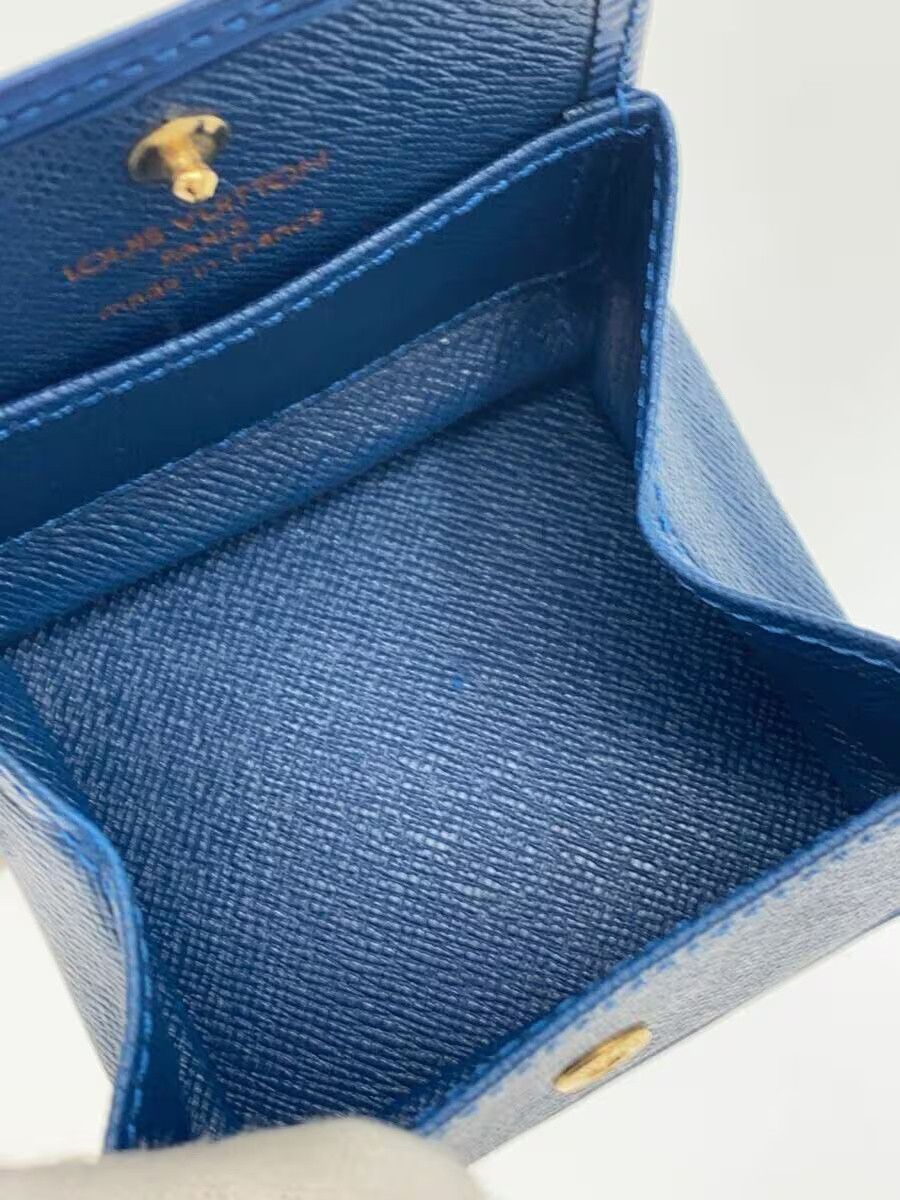 Louis Vuitton Louis Vuitton Epi Porte Monnaie Boite Leather Blue Size ONE SIZE - 4 Thumbnail