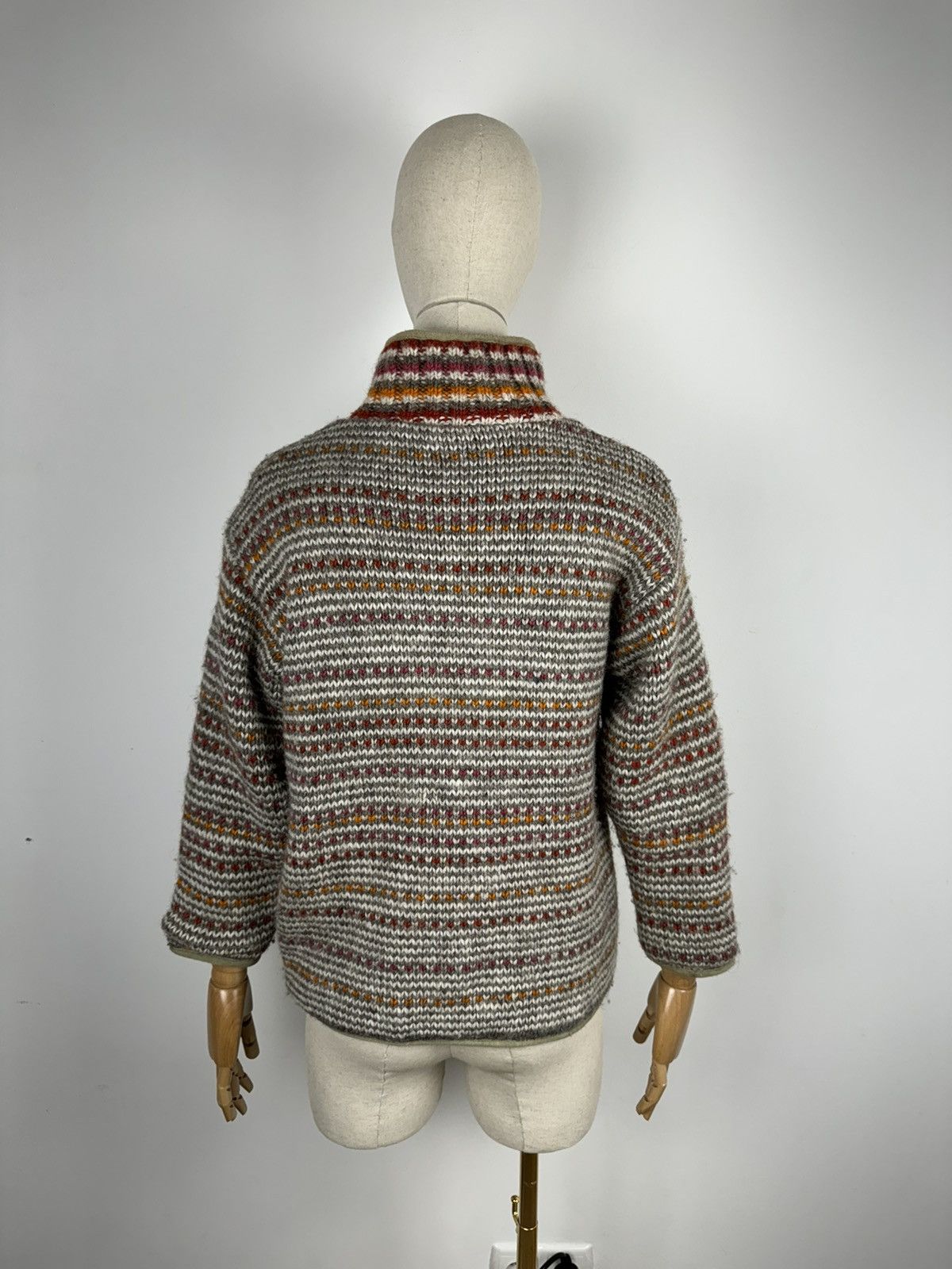 Vintage Women’s Pachamama Full Zip Wool Cardigan Jacket size S Size S / US 4 / IT 40 - 3 Thumbnail