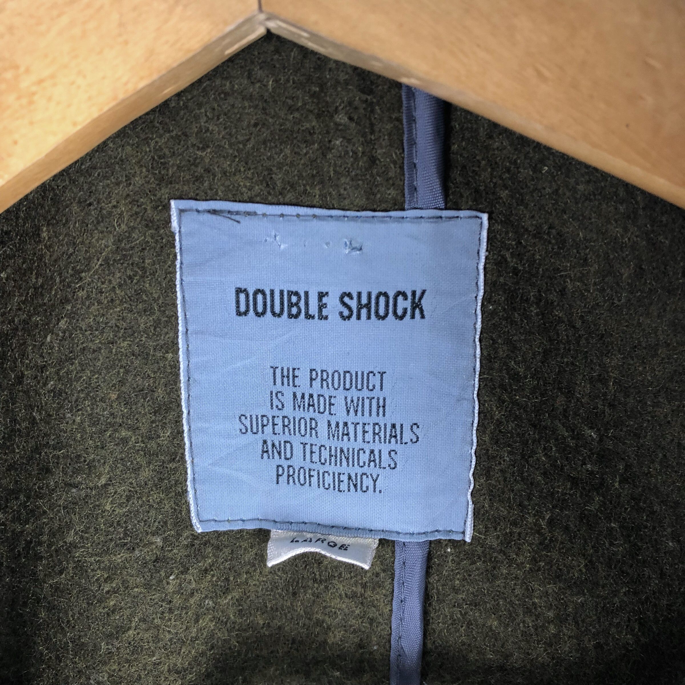 Japanese Brand Vintage Double Shock Wool Parka Final Home Survival Jacket Size US L / EU 52-54 / 3 - 12 Thumbnail