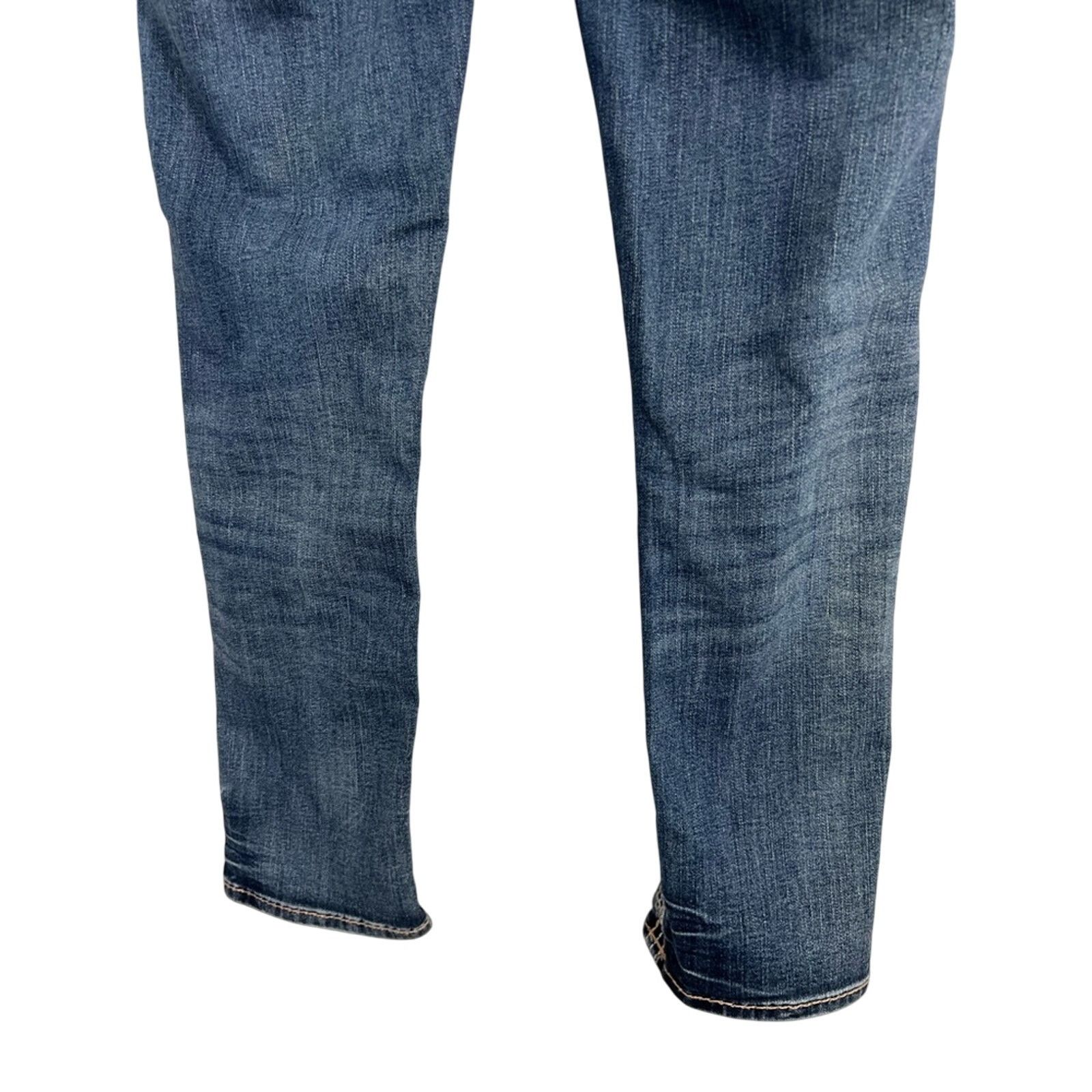Rock Revival Rock Revival Jeans Sukara 26 Crop Inseam 25.5" Thick Stitch Size 26" / US 2 / IT 38 - 5 Thumbnail