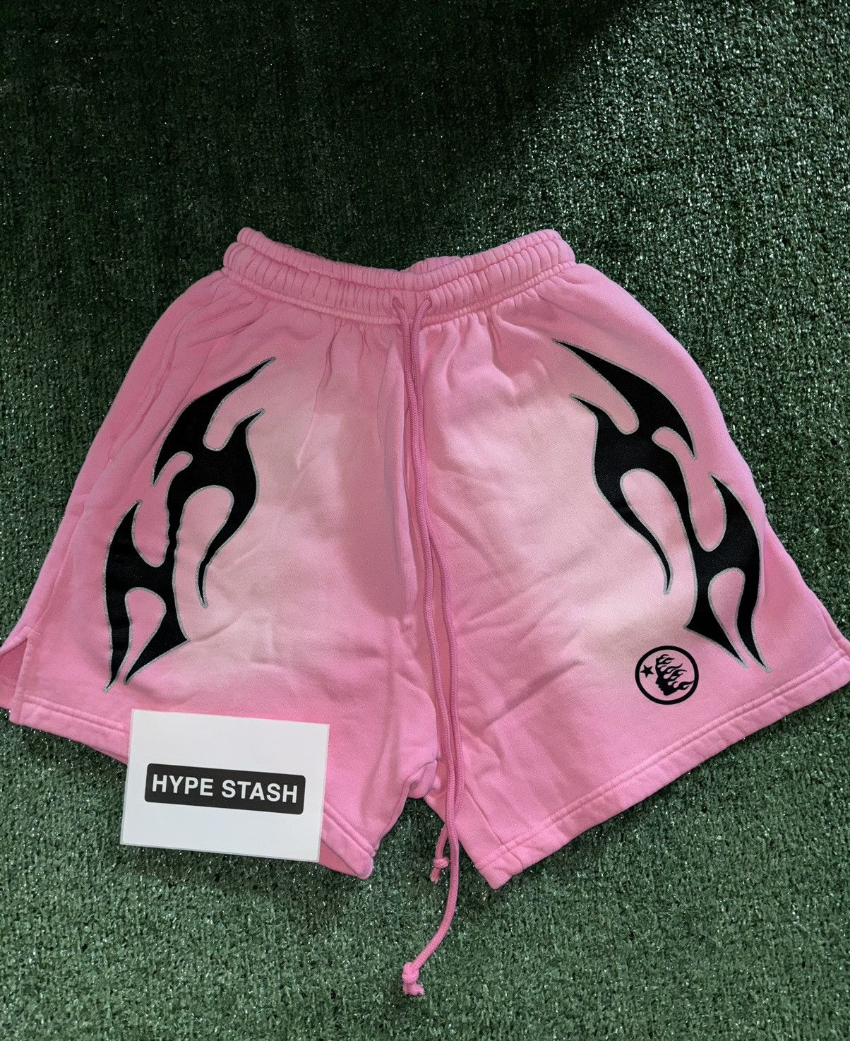 HELLSTAR Hellstar Pink Flame Shorts | Grailed