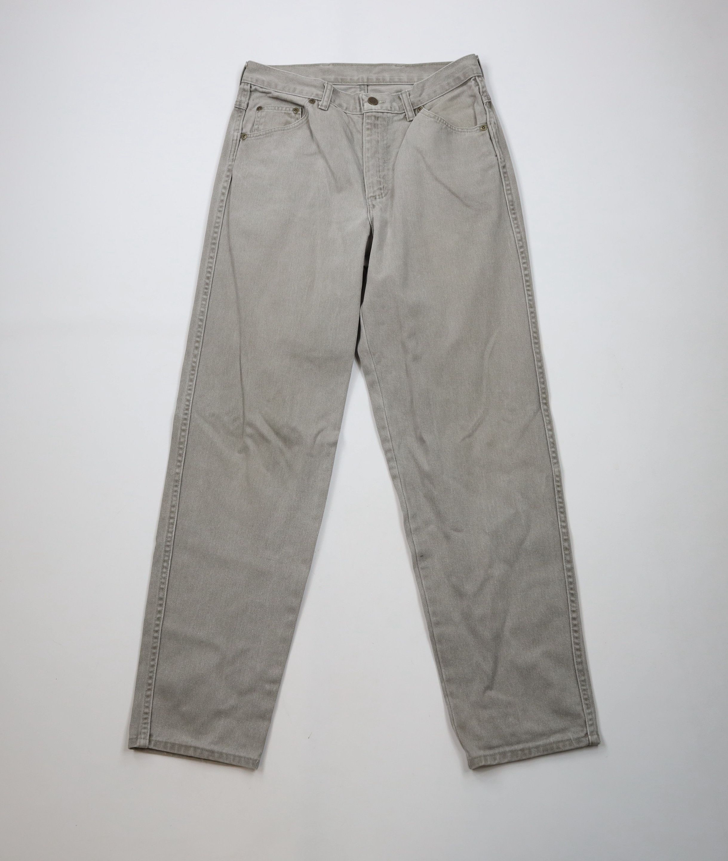 Eddie Bauer × Vintage Vintage 90s Eddie Bauer Leg Denim Jeans Gray Cotton USA Size US 32 / EU 48 - 1 Thumbnail