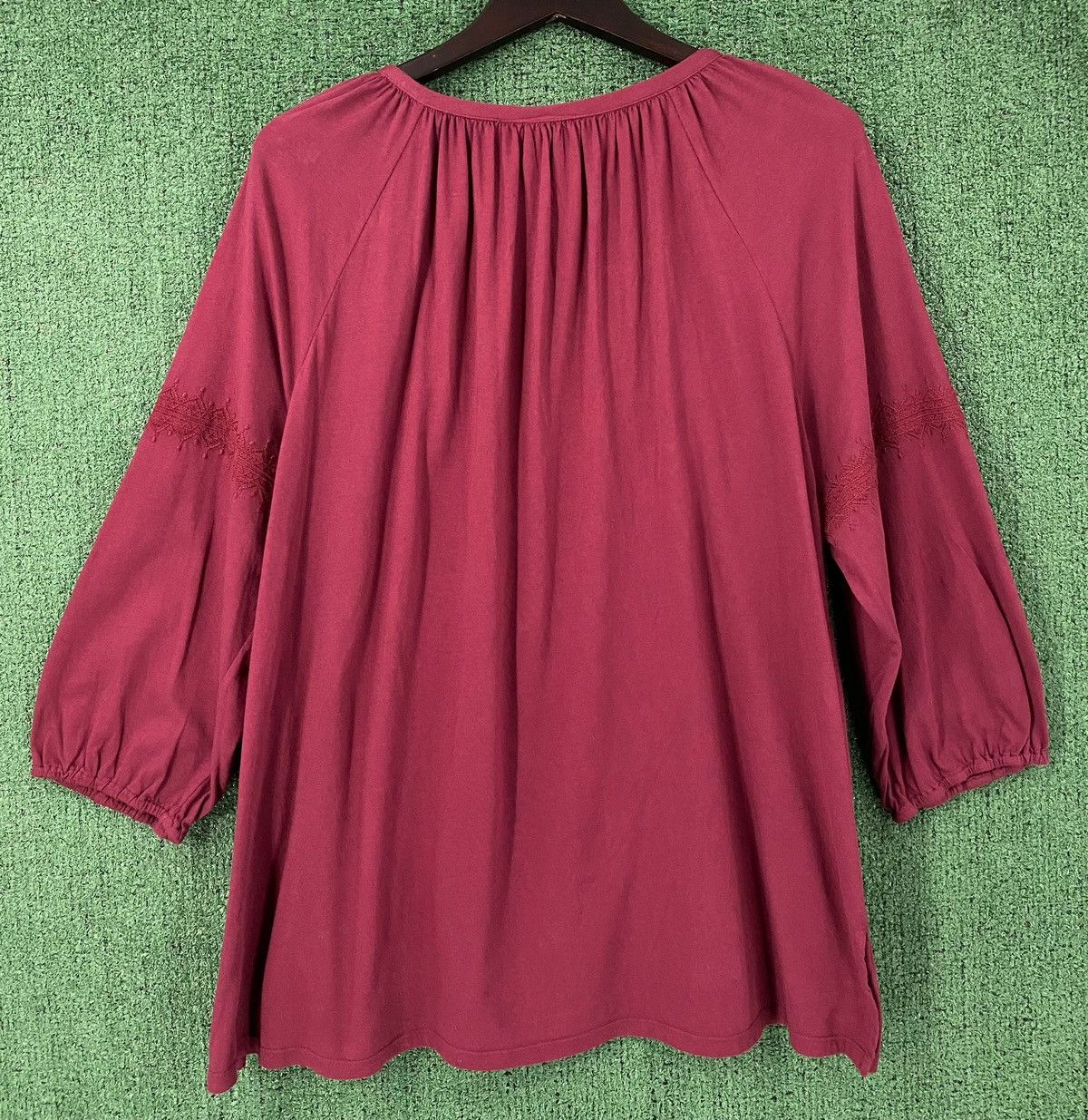 Johnny Was Marcella Embroidered Floral Tunic Blouse XL