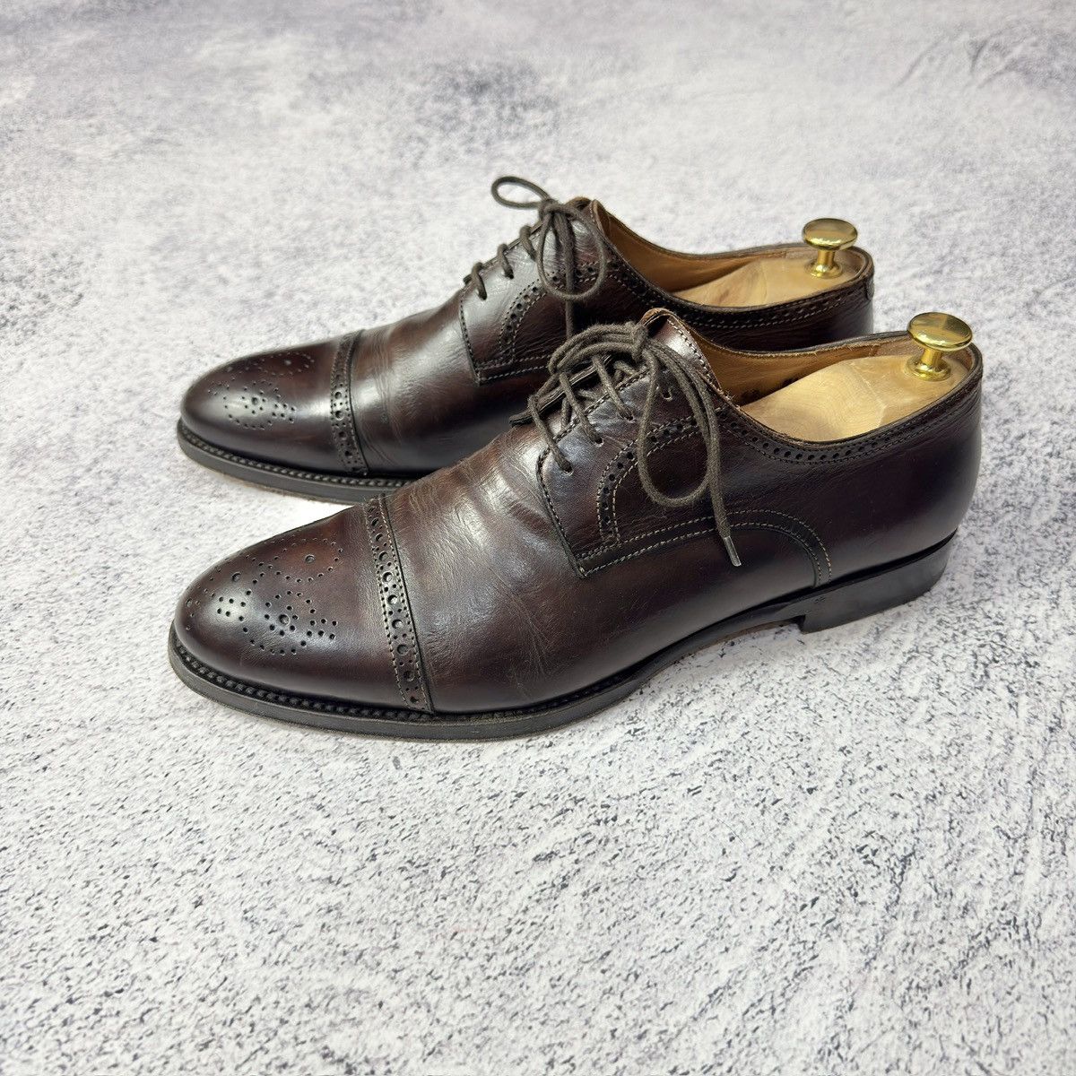 Antonio Maurizi × Handmade Antonio Maurizi Mens Derby Brogues Blake Rapid US9 UK8 EU42 Size US 9 / EU 42 - 1 Thumbnail