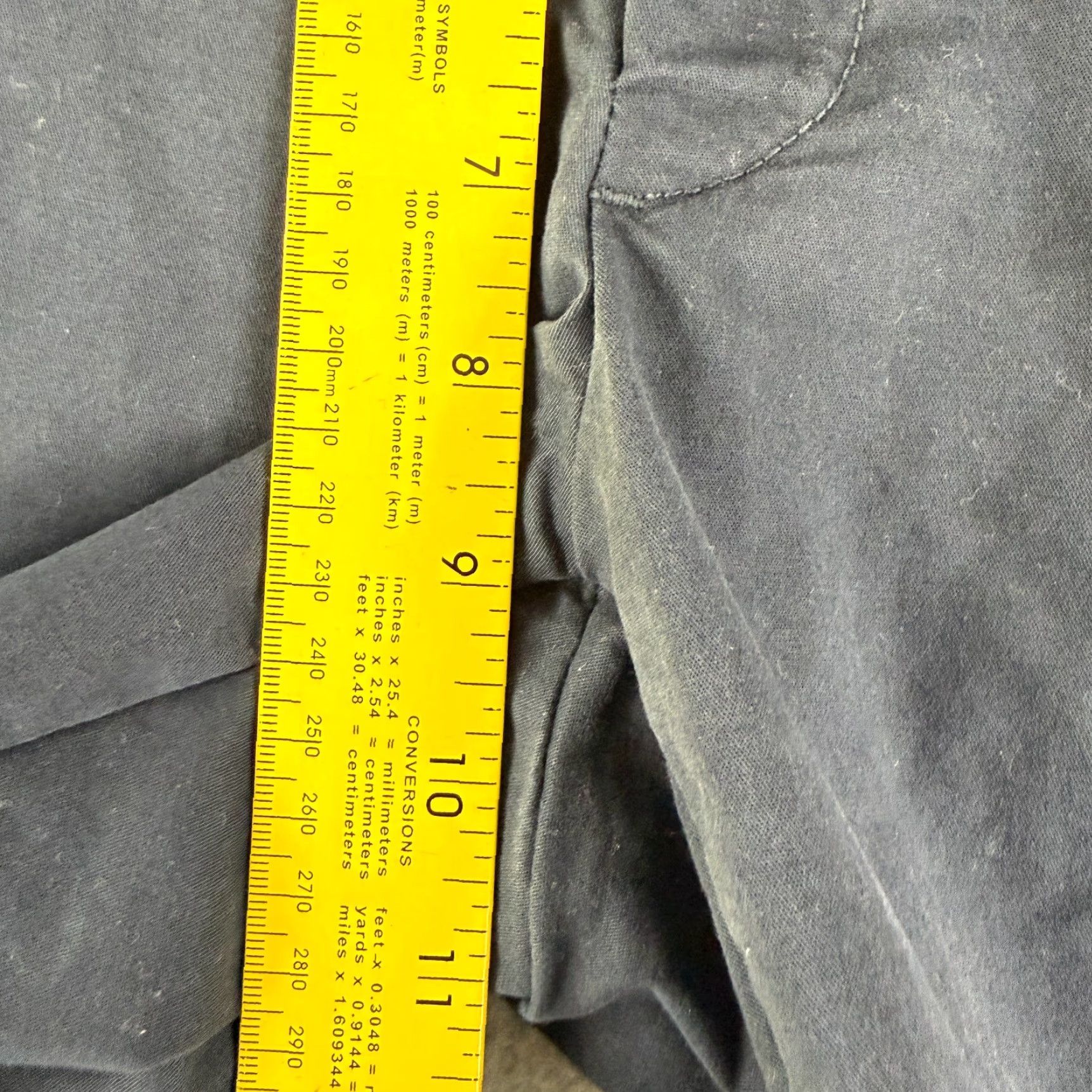 Bloomingdale's Bloomingdale's Chino Pants Mens Size 30 Navy Blue Flat Front Straight Leg Regular 30 x 32 Cotton Spandex Pants Mens Blu Size US 30 / EU 46 - 5 Thumbnail