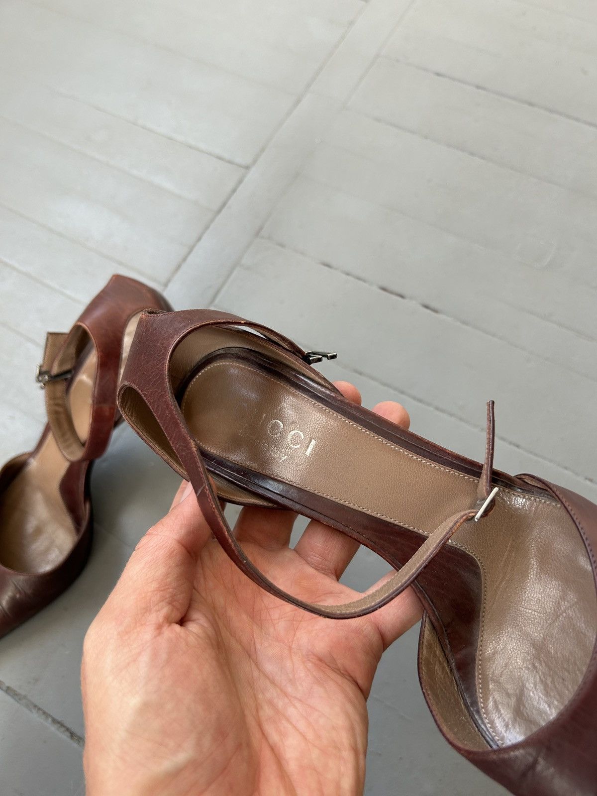 Gucci Gucci leather heels Size US 8.5 / IT 38.5 - 7 Thumbnail