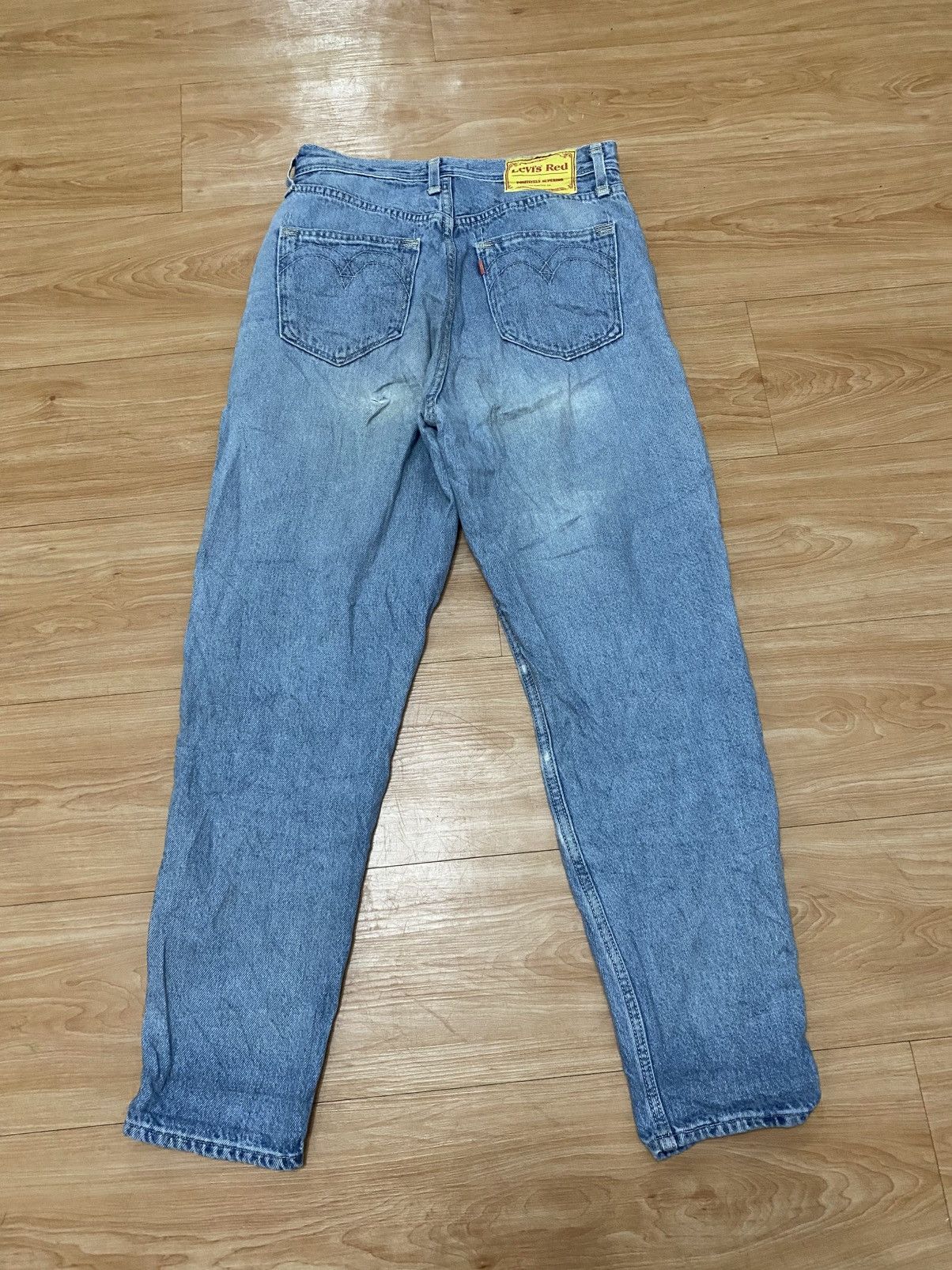 Japanese Brand × Levi's × Vintage Vintage Levis red high loose taper style Size US 30 / EU 46 - 2 Thumbnail