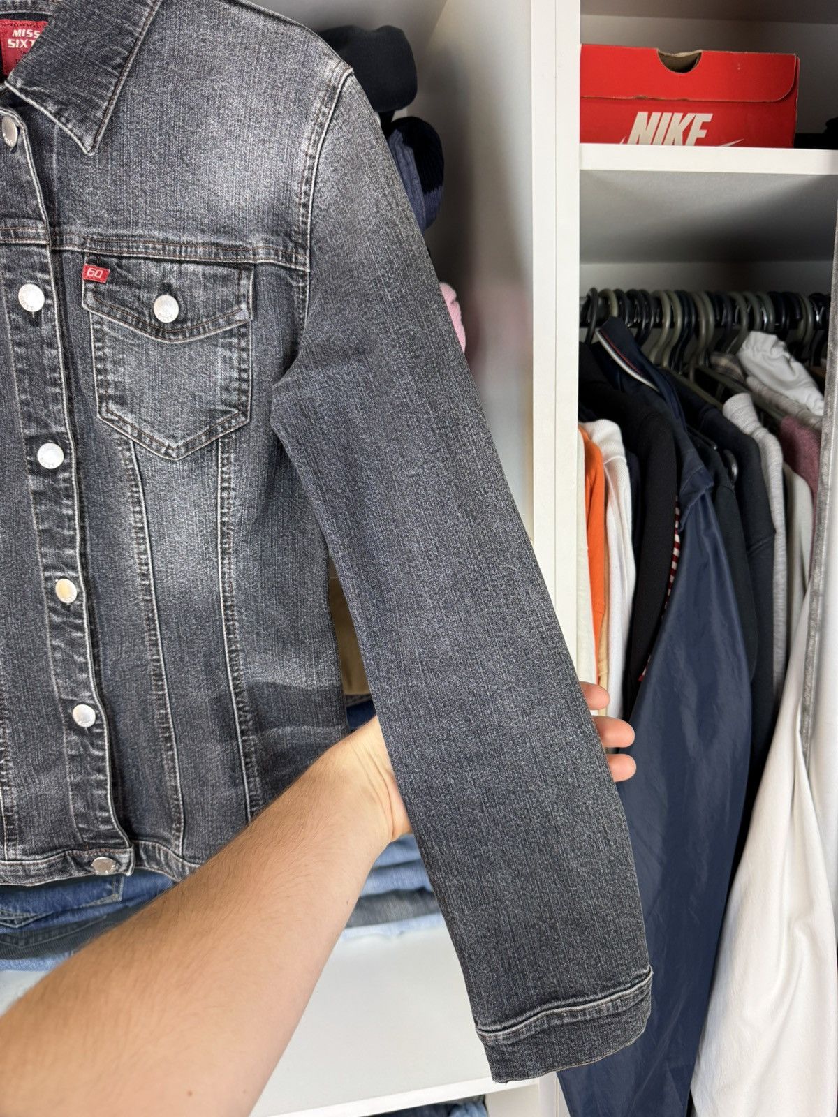 Miss Sixty Miss Sixty Y2K Women's Denim Jacket Made in Italy Size M / US 6-8 / IT 42-44 - 14 Thumbnail
