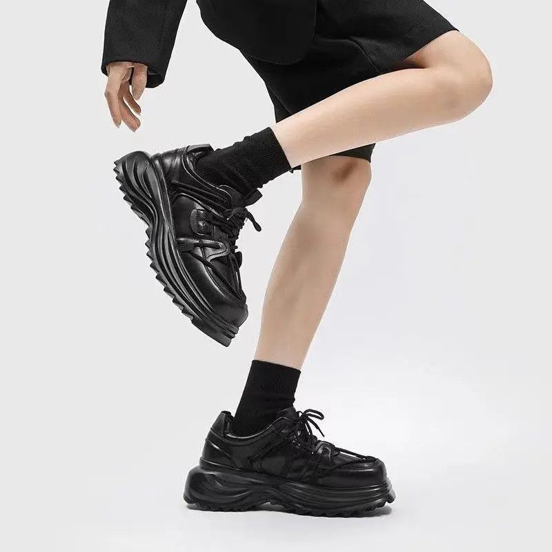 Designer × Japanese Brand Retro High Street Thick Sole Casual Leather Shoes Size US 9.5 / EU 42-43 - 4 Thumbnail
