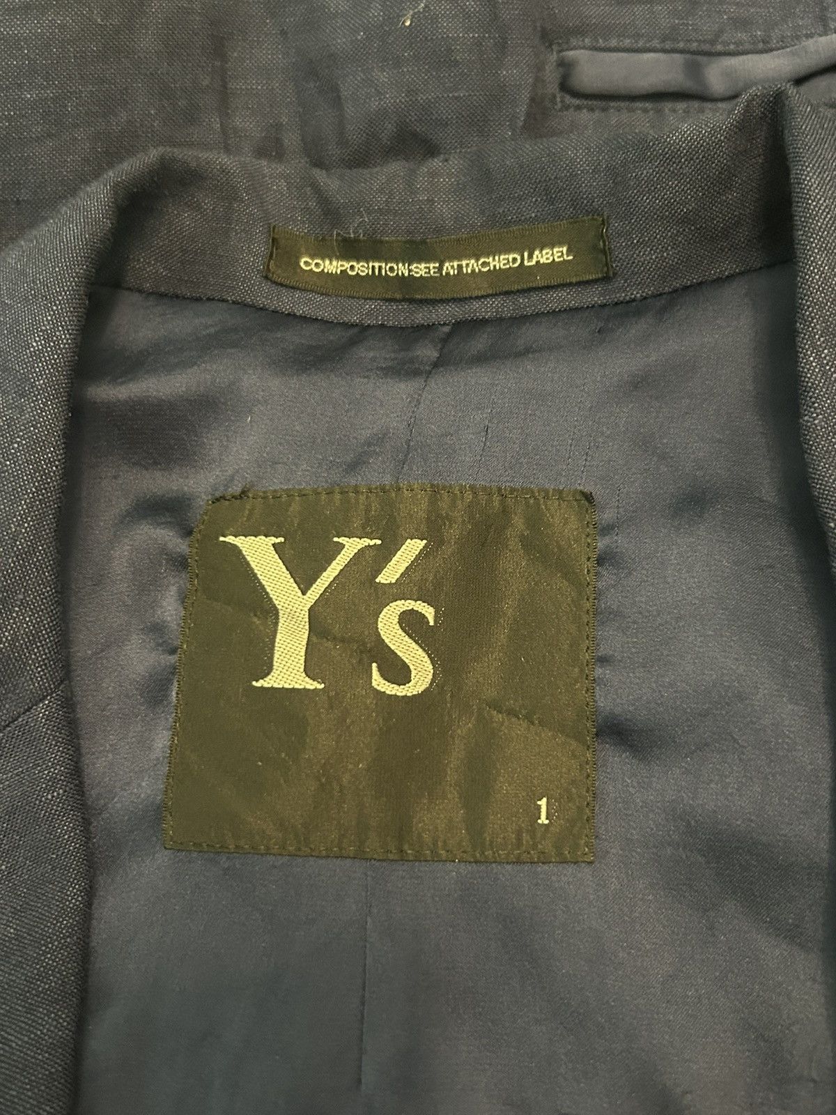 Y's Hybrid Sleeve Blazer Jacket Size US S / EU 44-46 / 1 - 5 Thumbnail